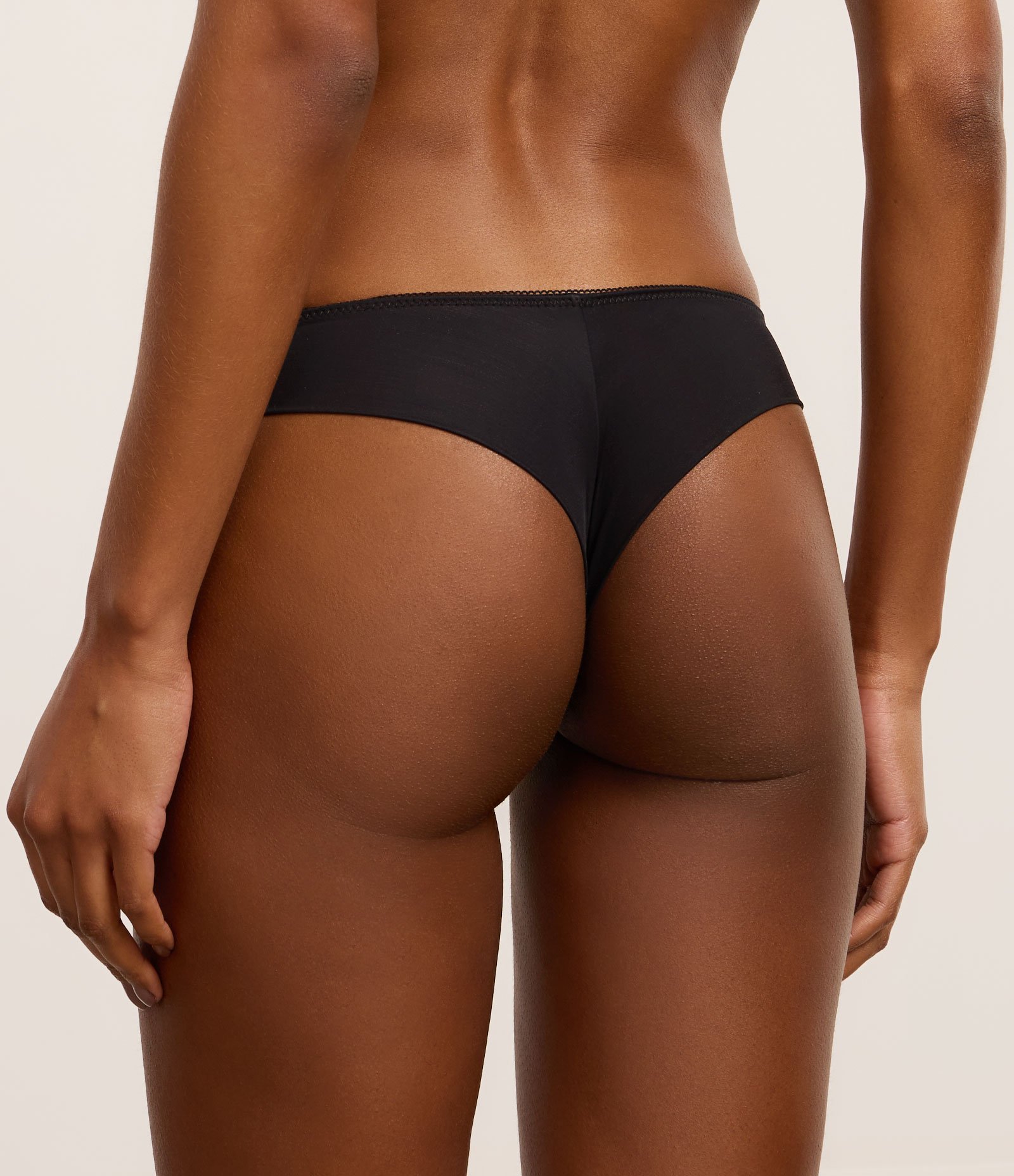 Calcinha Biquíni Fio Duplo em Microfibra com LYCRA® XTRA LIFE™ Preto 5