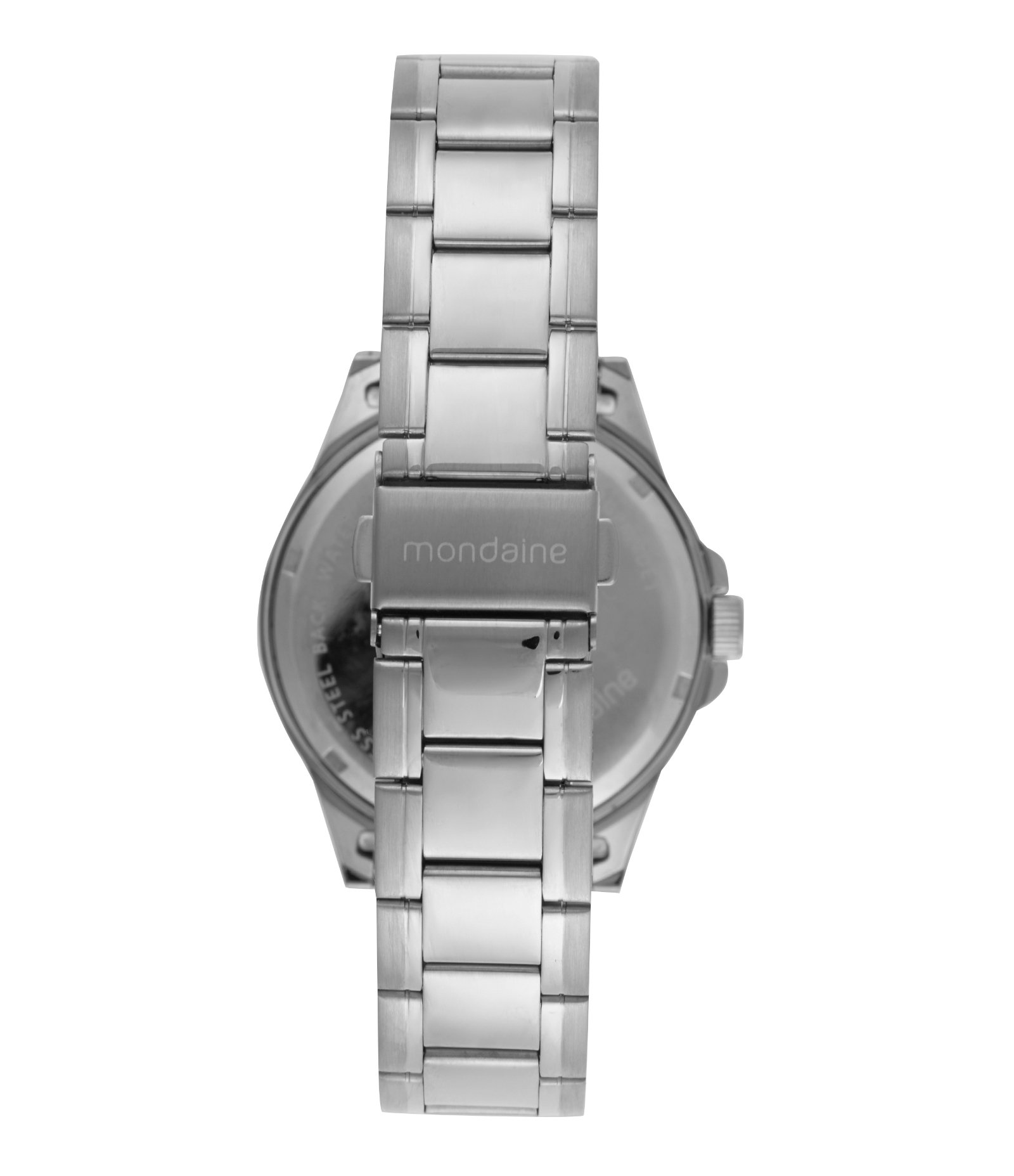 Relógio Analógico Masculino Mondaine Prata 4