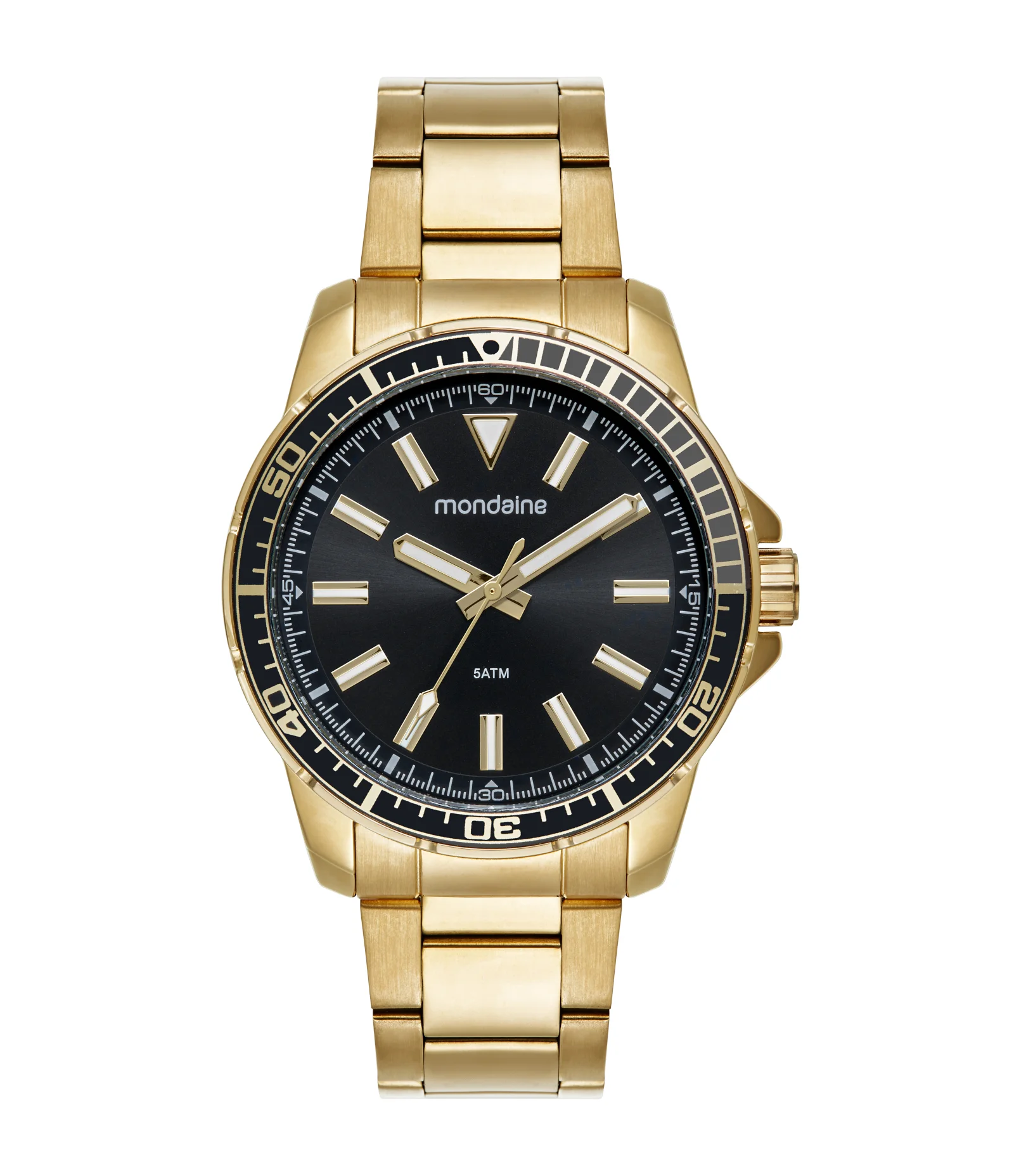 Relógio Analógico Masculino Mondaine Dourado 1