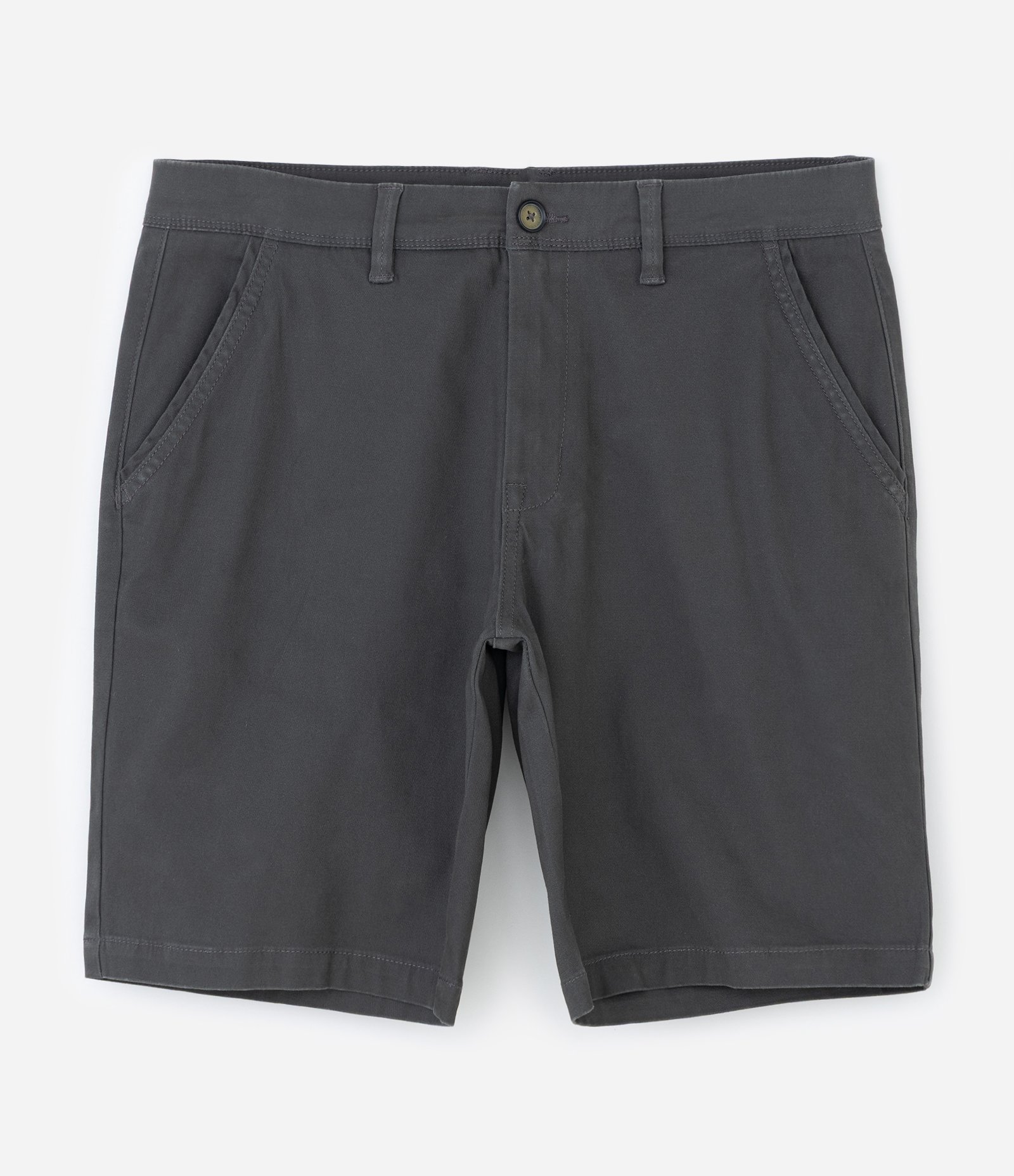 Bermuda Slim em Sarja com Elastano Cinza 1