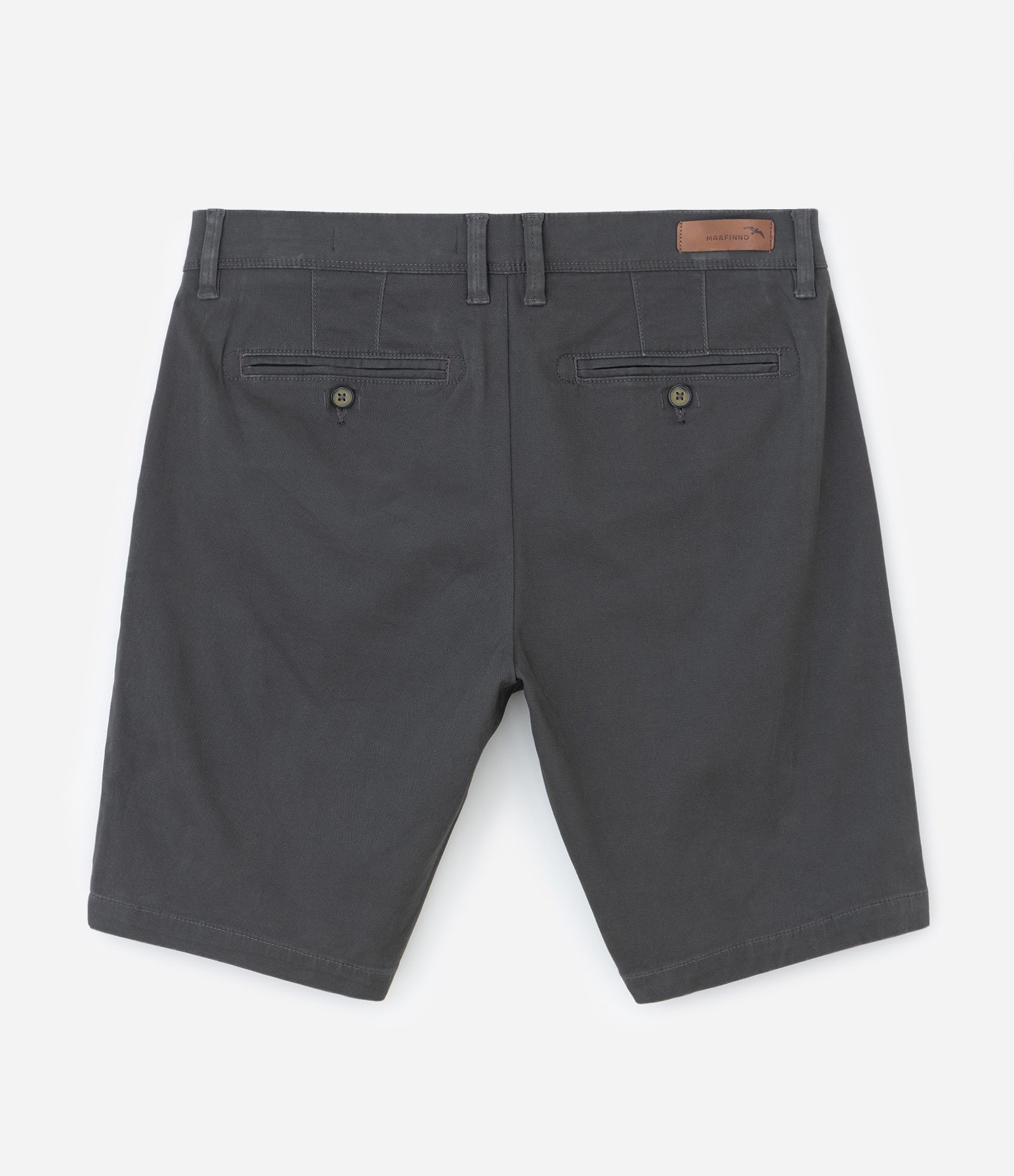 Bermuda Slim em Sarja com Elastano Cinza 2