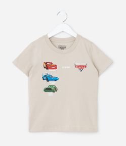 Camiseta Infantil com Estampa Carros - Tam 3 a 8 Anos