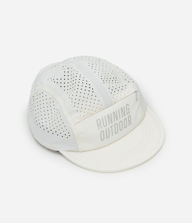 Boné Esportivo Aba Reta em Microfibra com Bolso e Zíper