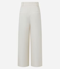 Calça Pantalona Alfaiatada com Pregas