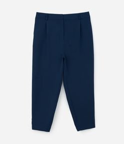 Calça Cenoura Alfaitada com Pregas Curve & Plus Size