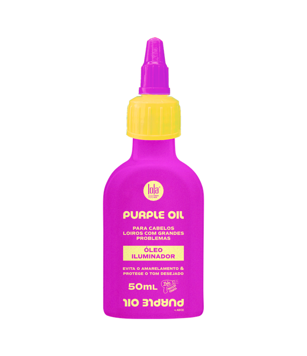 Óleo Iluminador para Cabelos Loiros Purple Oil