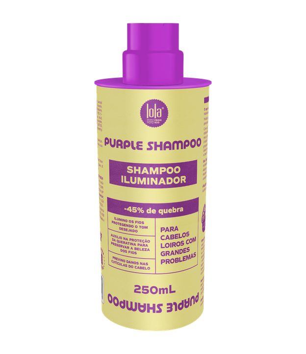 Shampoo Iluminador para Cabelos Loiros 250ml Purple Oil