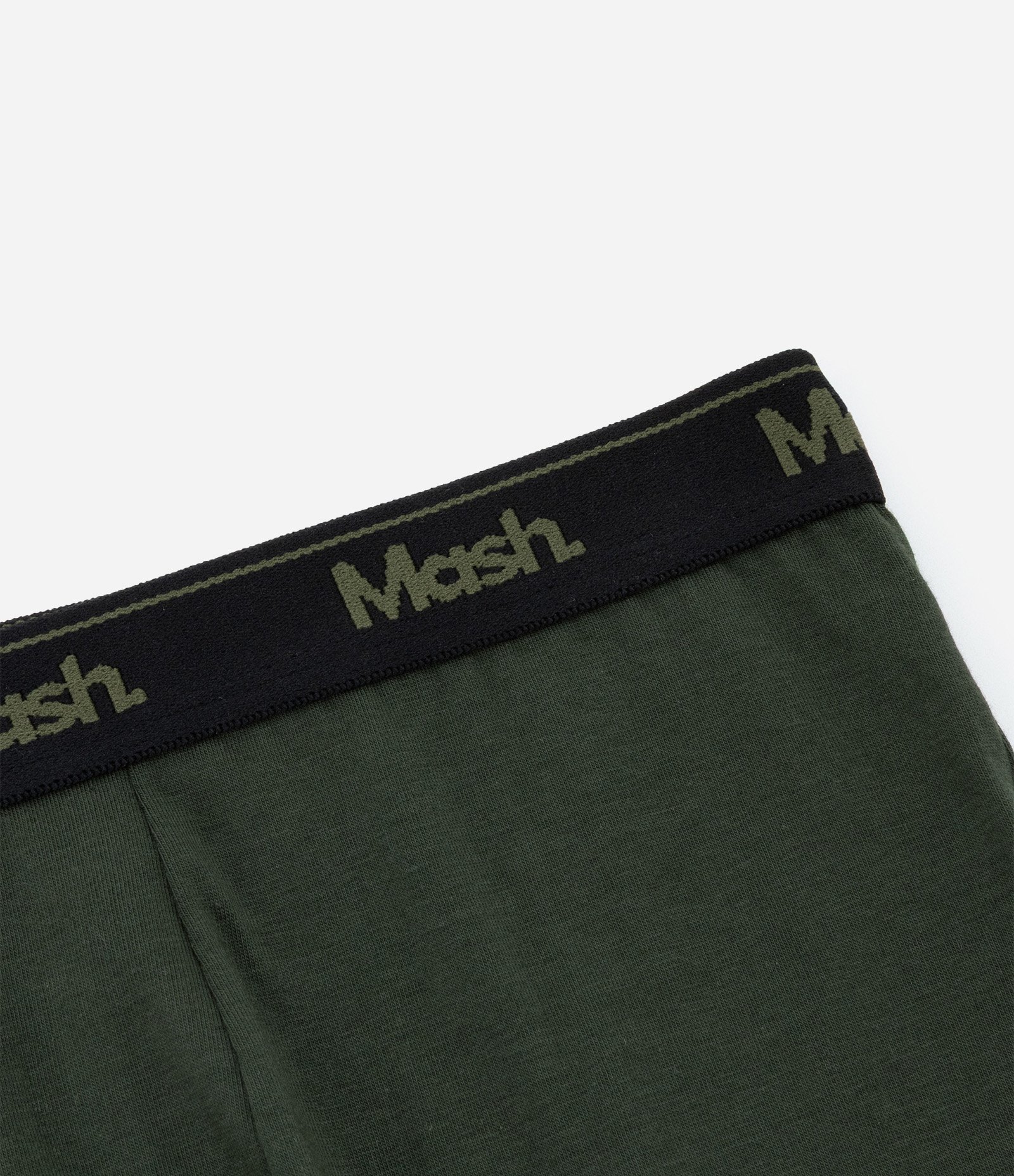 Cueca Boxer em Algodão com Cós Elástico Mash Verde 2