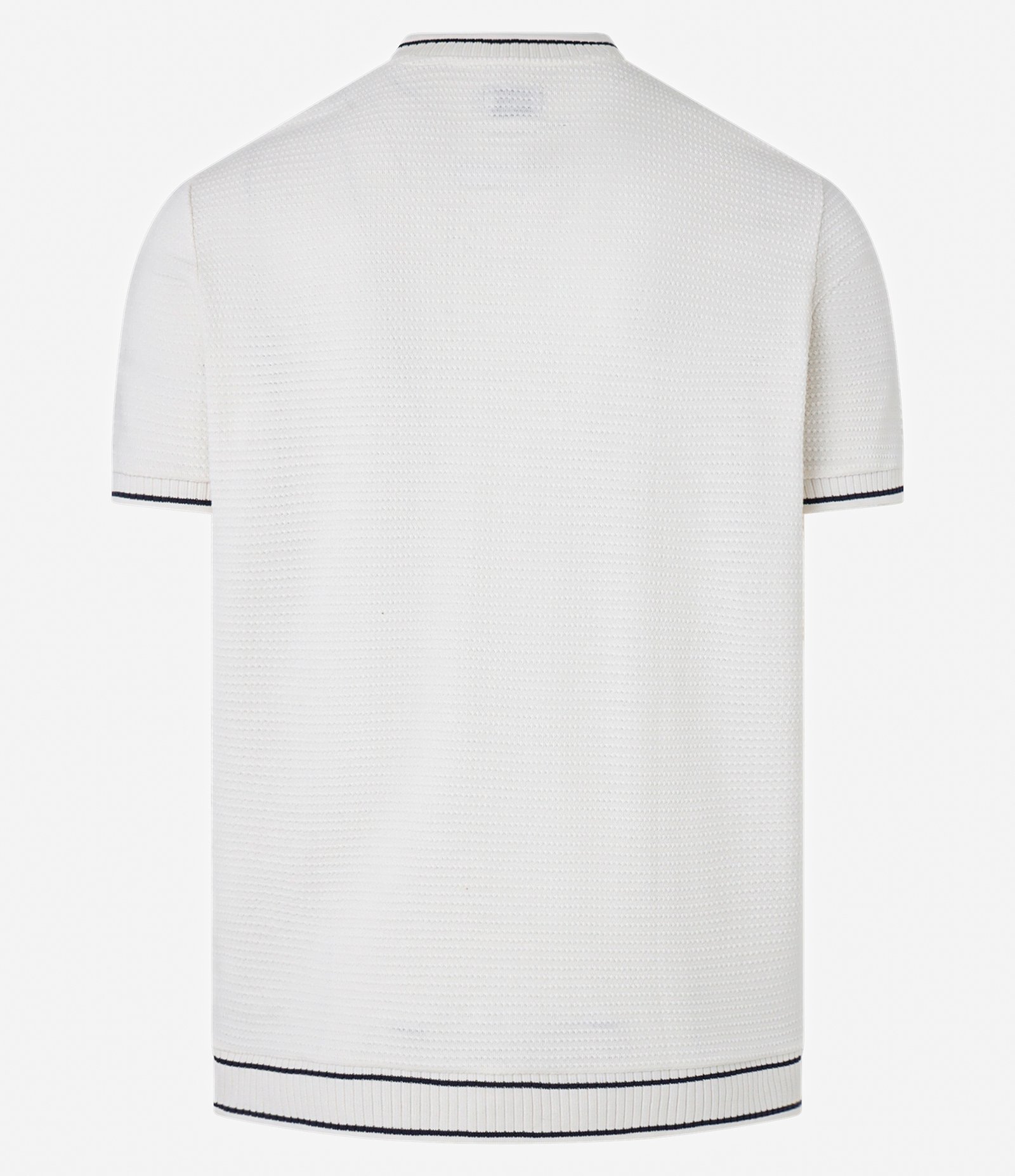 Camiseta Regular em Algodão com Estampa Localizada e Textura Bege 8