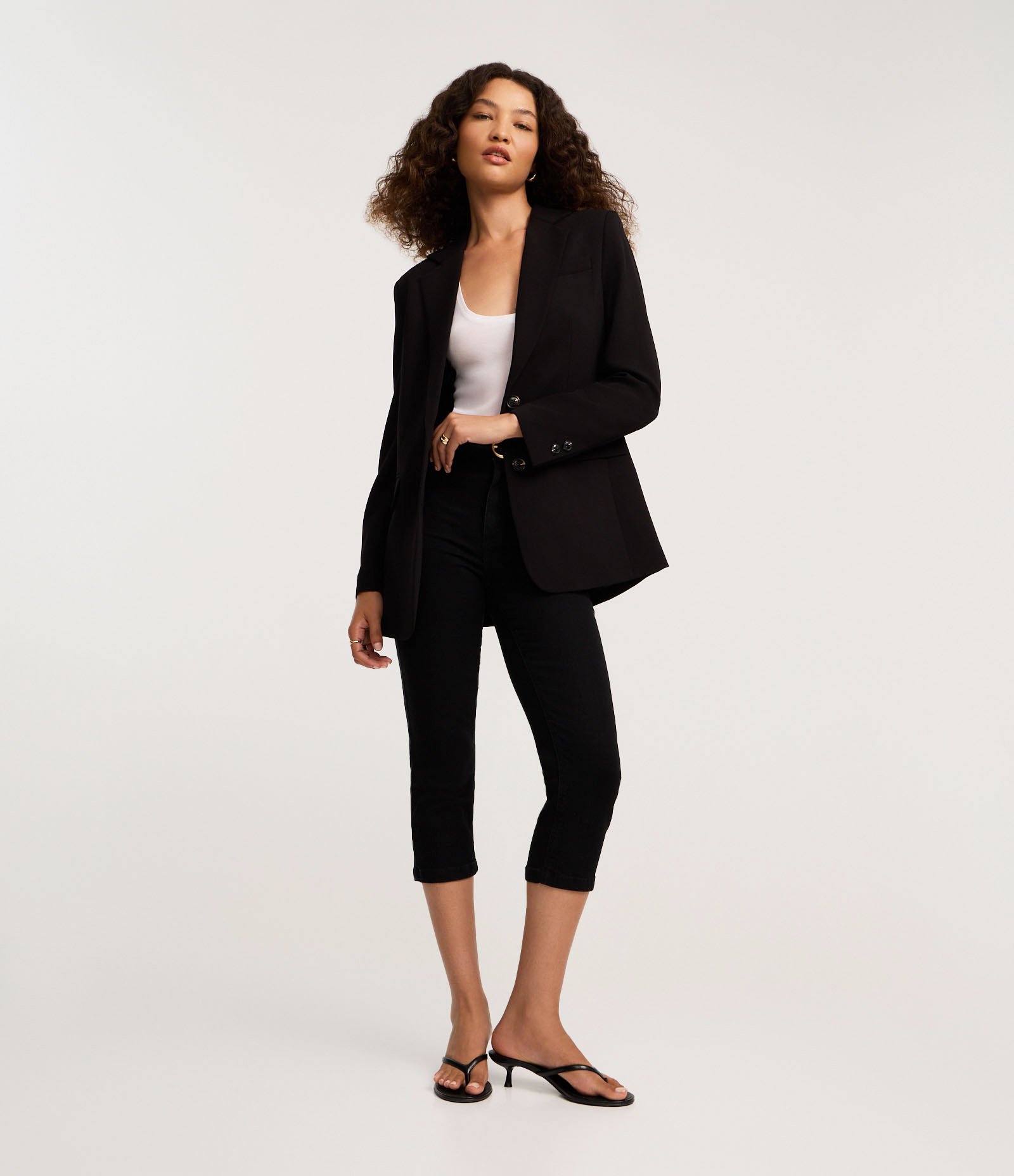 Blazer Comfort Alfaiatado com Botões Duplos e Lapelas Anthracite 2