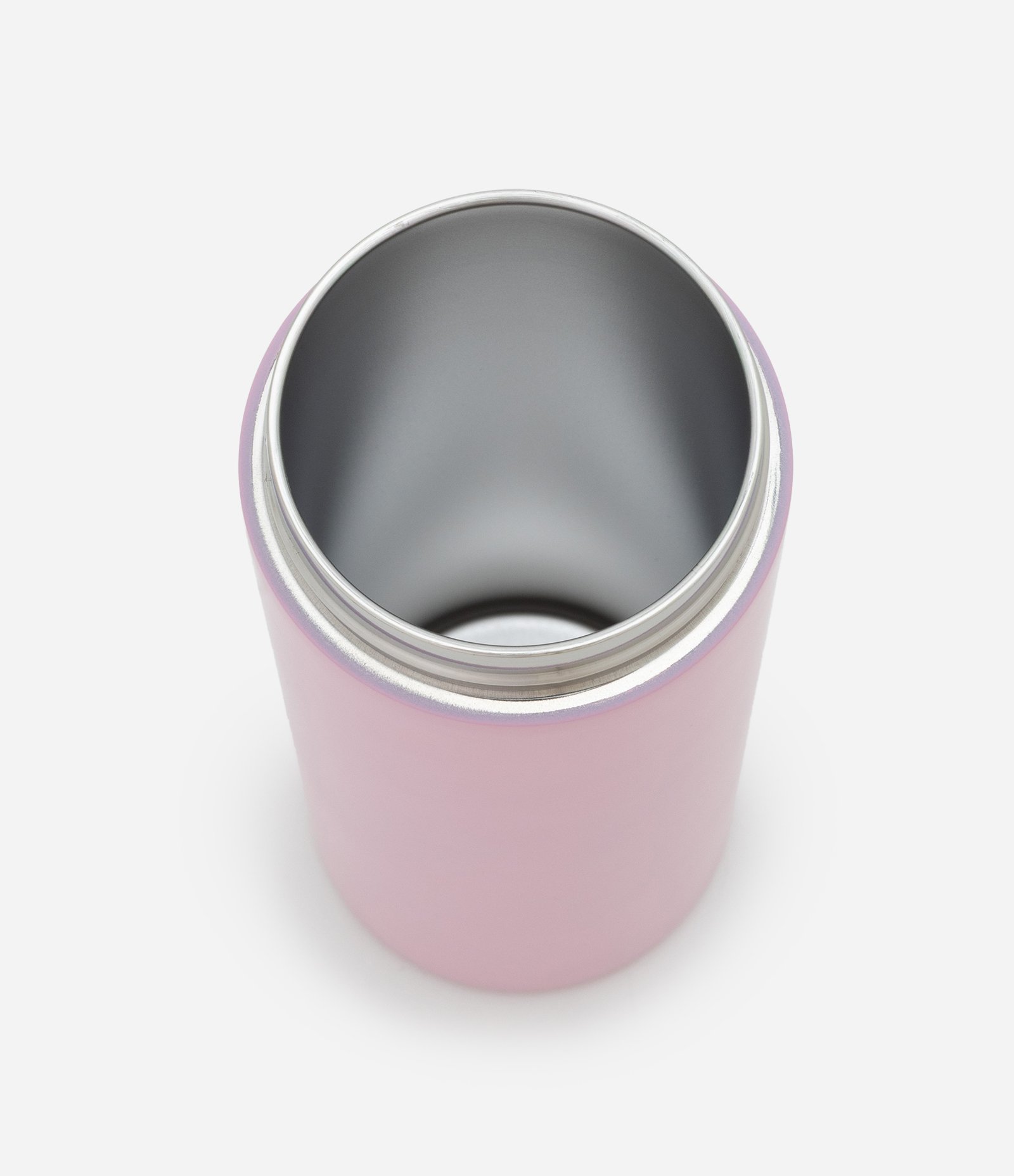 Garrafa Térmica em Metal com Tampa Colorida e Canudo 750 ml Rosa 3