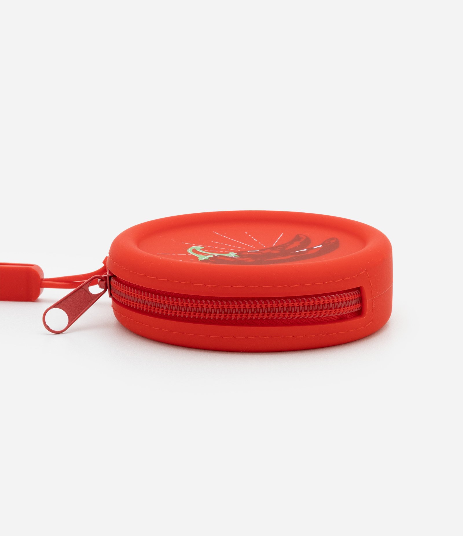 Nécessaire Porta Moedas em Silicone com Estampa Pimenta Vermelho 6