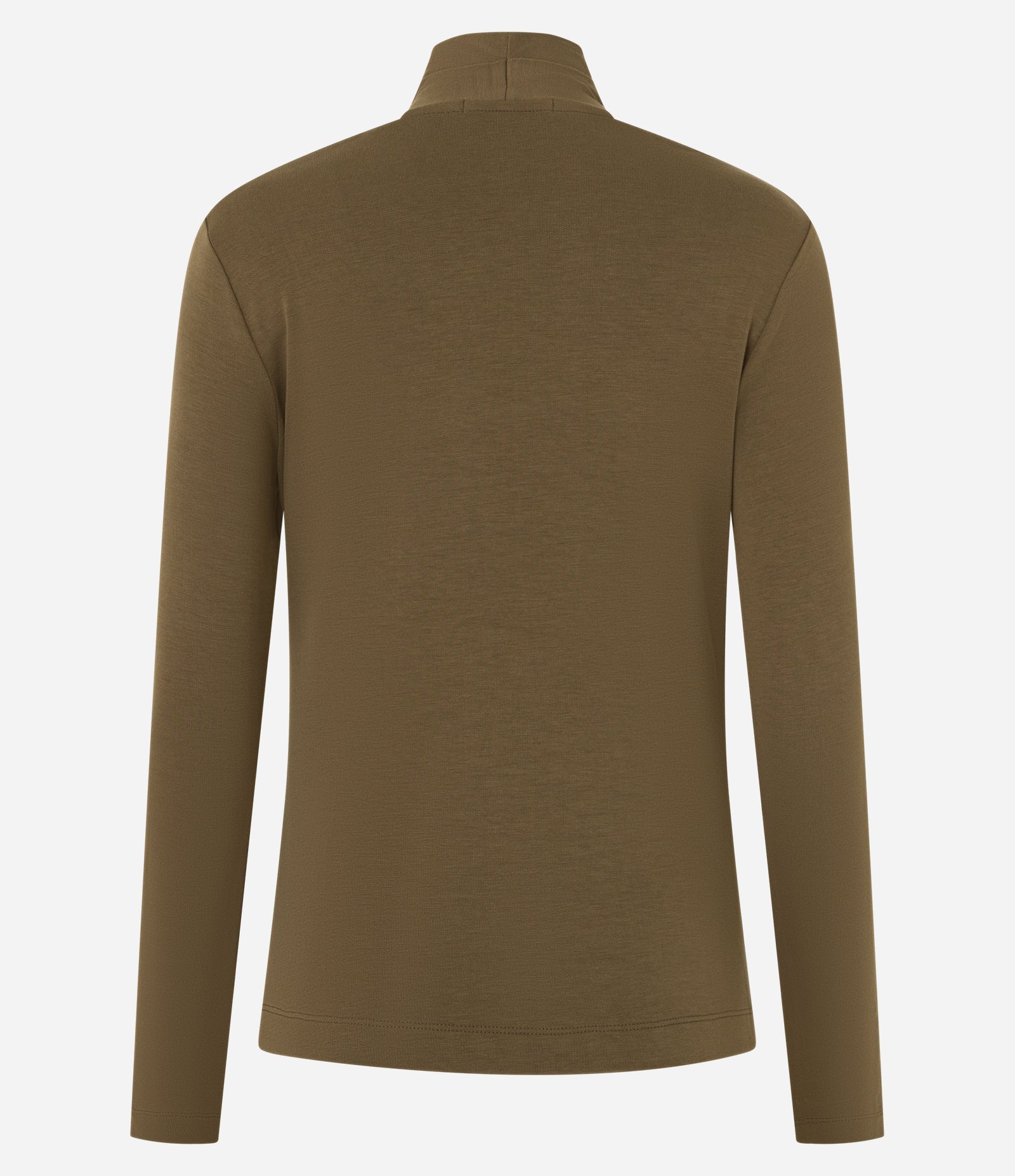 Blusa em Viscose com Decote V e Vazado no Ombro Marrom 6