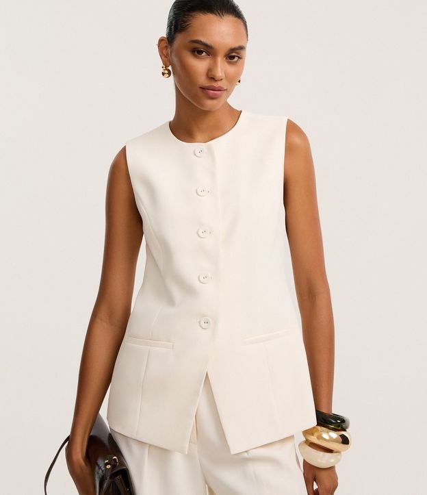 Cor: Off White | Tamanho: PP