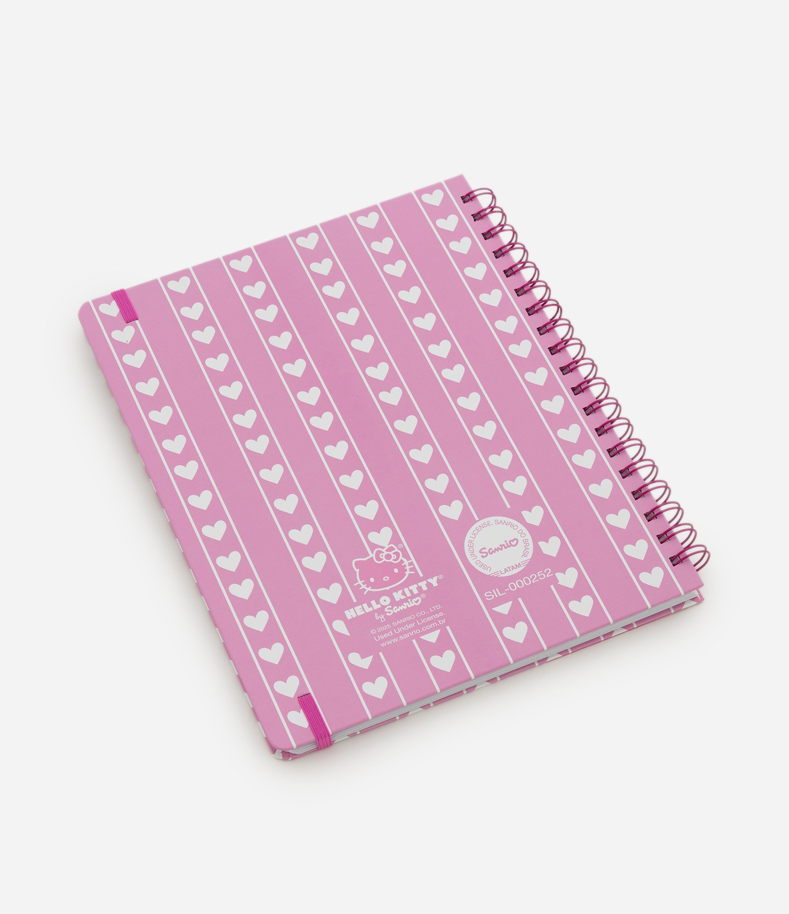 Planner de Capa Dura com Estampa Hello Kitty Rosa 2
