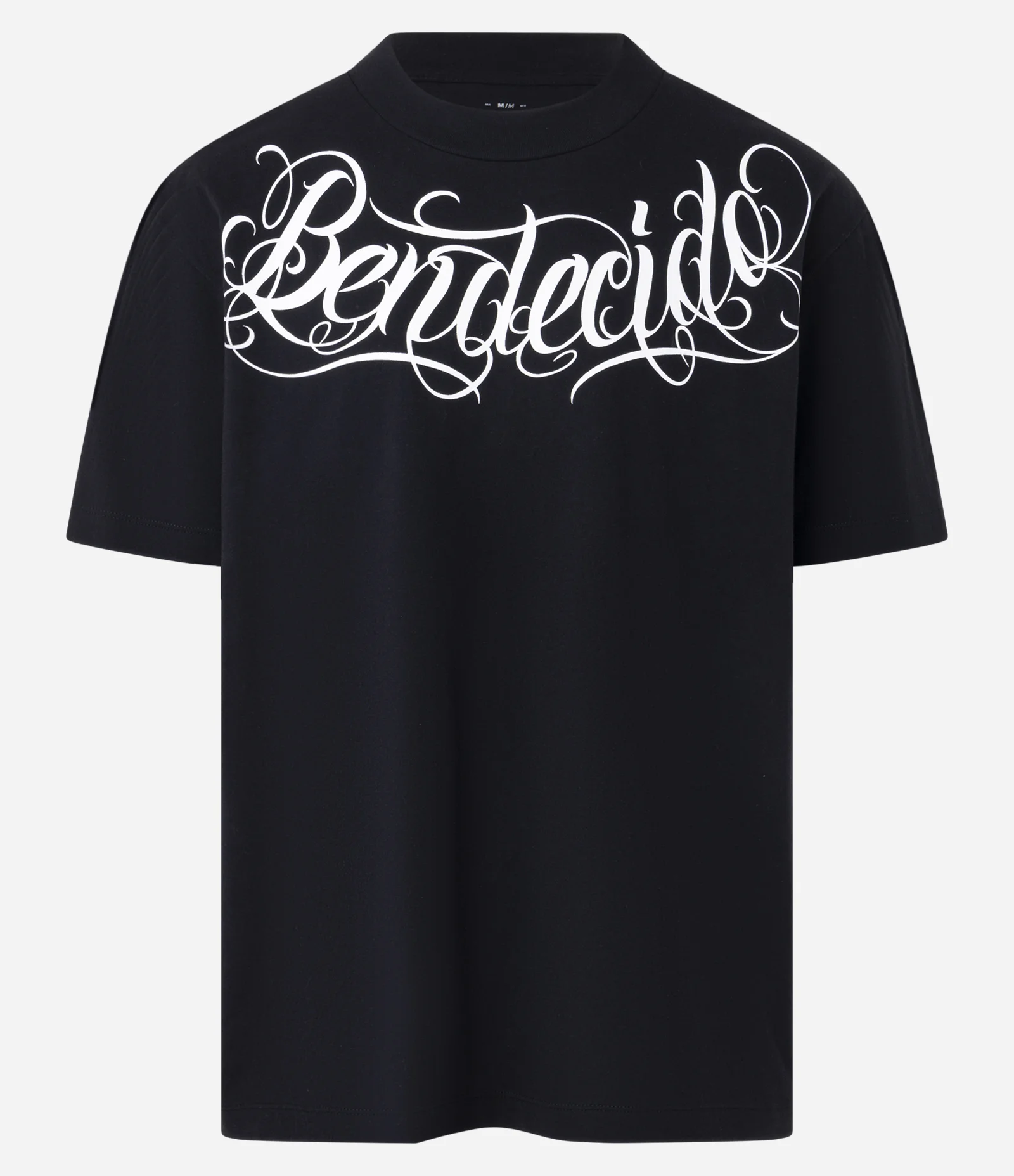 Camiseta Relaxed em Algodão com Estampa Lettering Preto 4