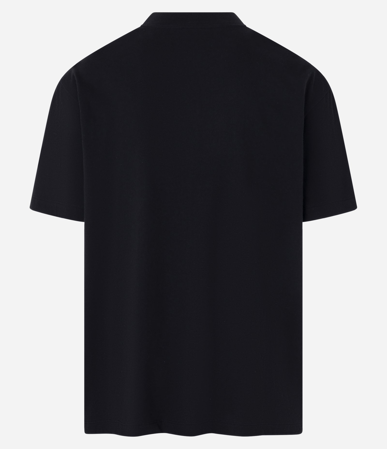 Camiseta Relaxed em Algodão com Estampa Lettering Preto 5