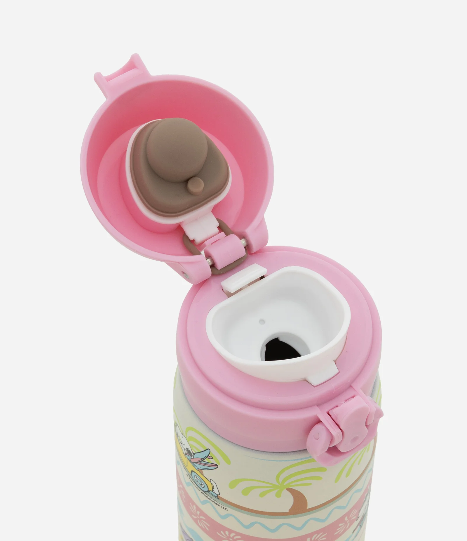 Garrafa Térmica com Tampa de Botão Estampa do Snoopy 450ml Multicores 2