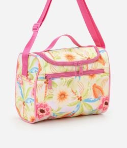 Lancheira em Poliamida com Estampa Floral