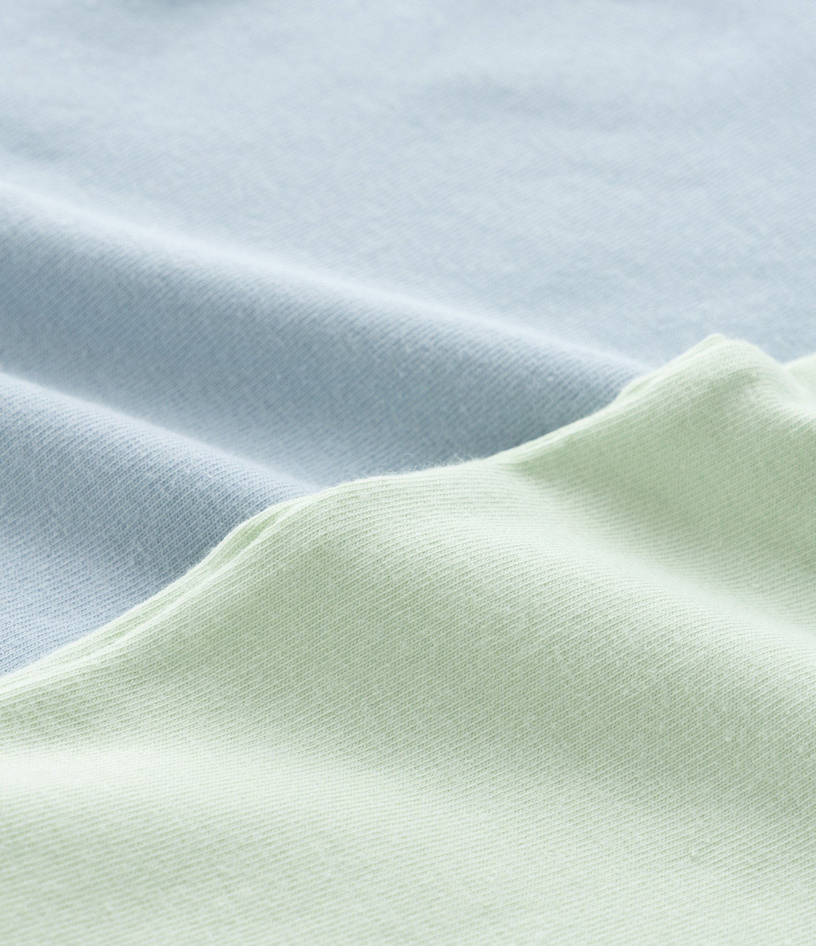 Kit 02 Bodies Infantis em Cotton Básicos - Tam RN a 18 meses Azul/Verde 3