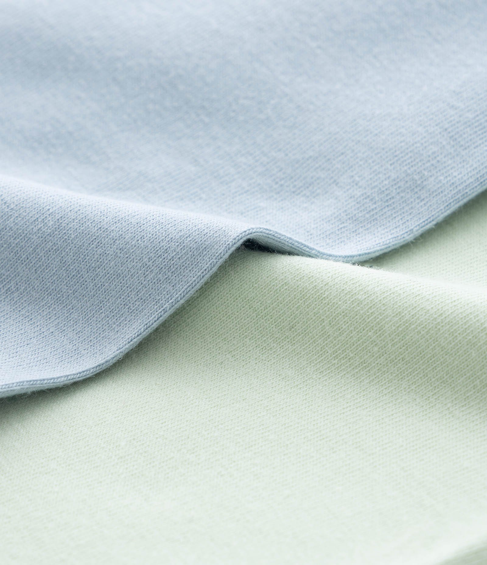 Kit 02 Calças Infantis em Cotton com Cós Dobrado - Tam RN a 18 meses Azul/Verde 3