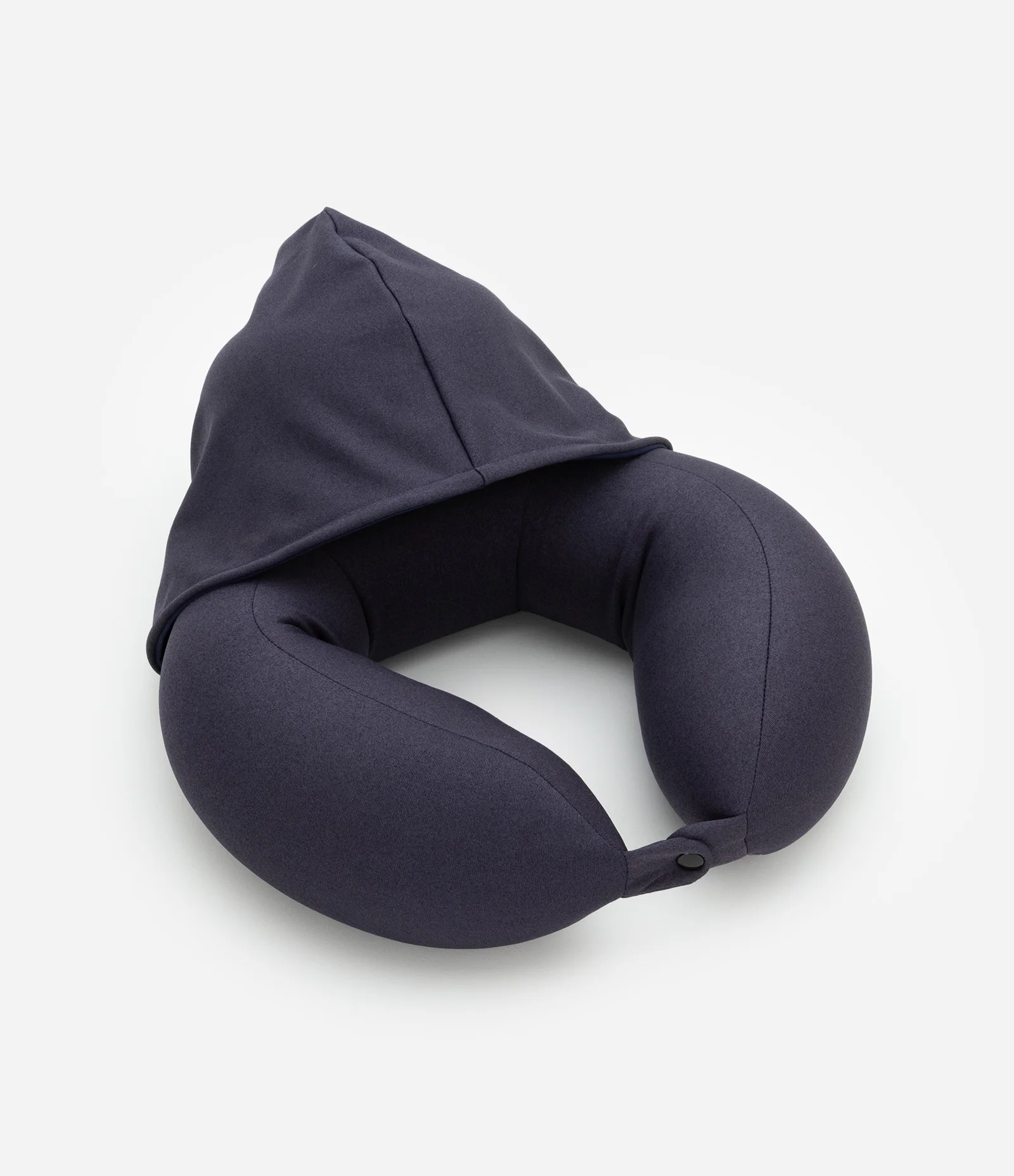Travesseiro de Viagem em Poliamida com Capuz Azul Marinho 1