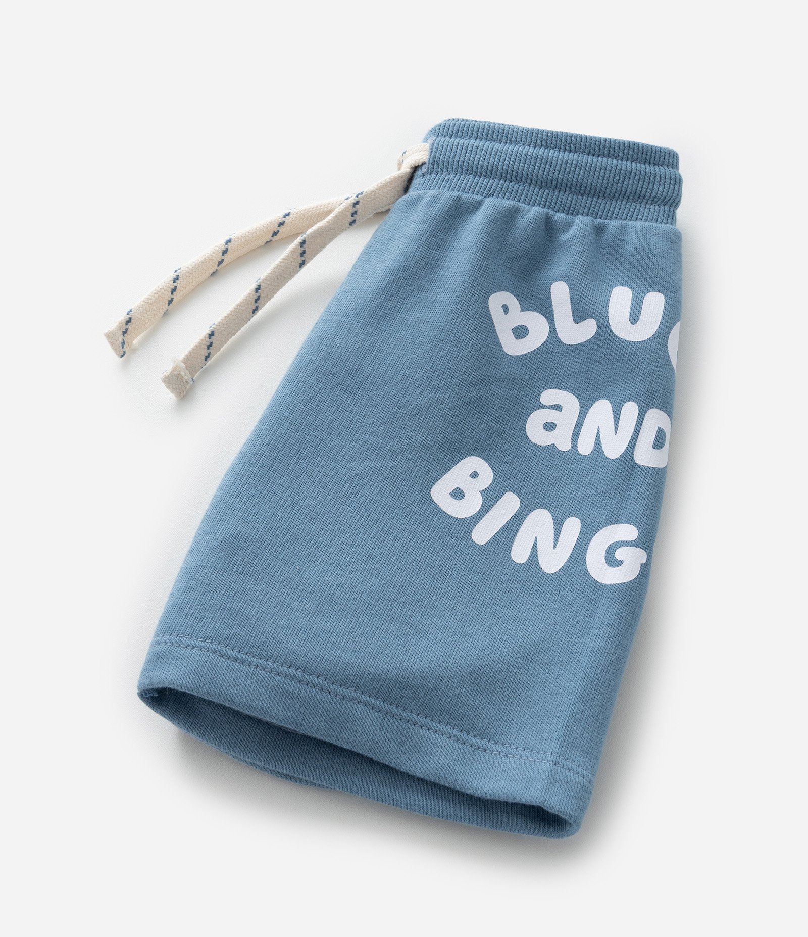 Bermuda Infantil em Moletom com Estampa Bluey - Tam 2 a 6 Anos Azul 4