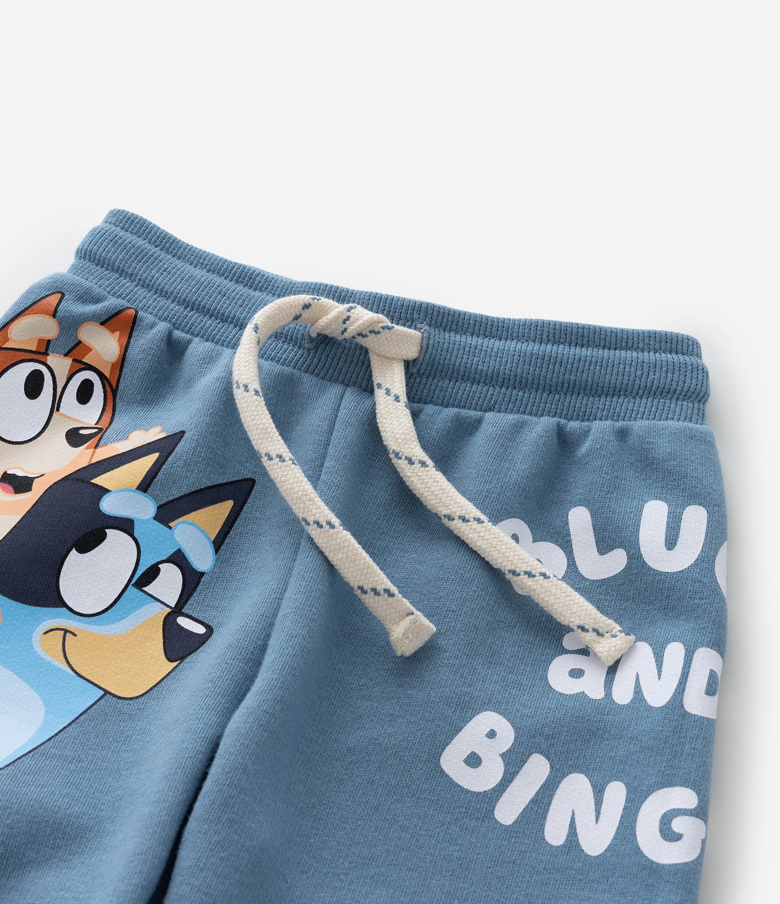 Bermuda Infantil em Moletom com Estampa Bluey - Tam 2 a 6 Anos Azul 5