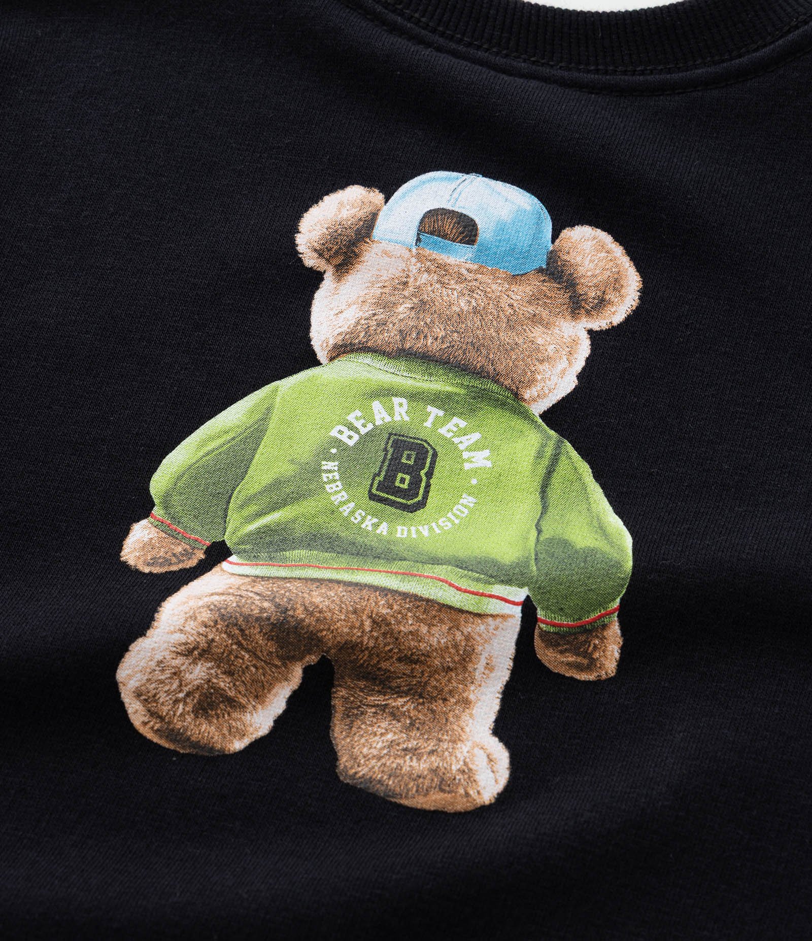 Casaco Infantil com Estampa Frente e Costas Urso - Tam 1 a 6 Anos Preto 7