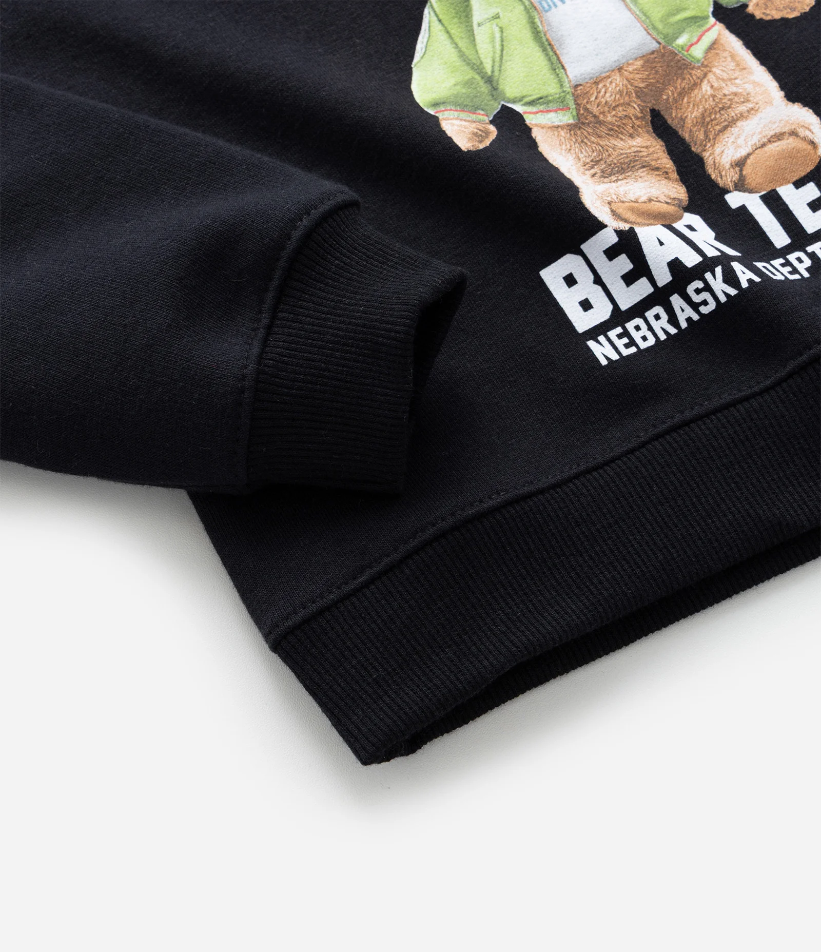 Casaco Infantil com Estampa Frente e Costas Urso - Tam 1 a 6 Anos Preto 5