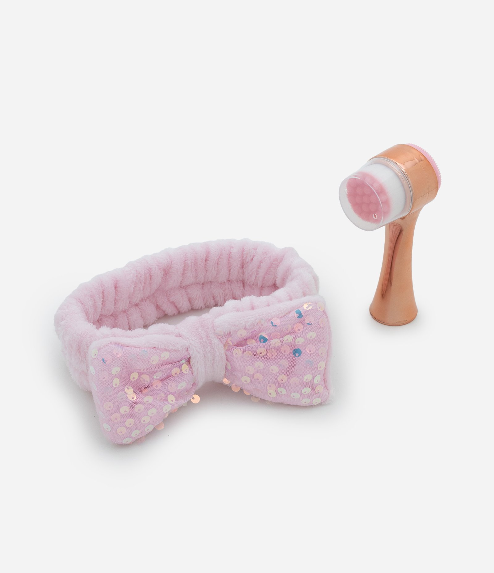 Kit Massageador de Limpeza Facial e Faixa de Cabelo para Skincare Paete  Alchemia U 2