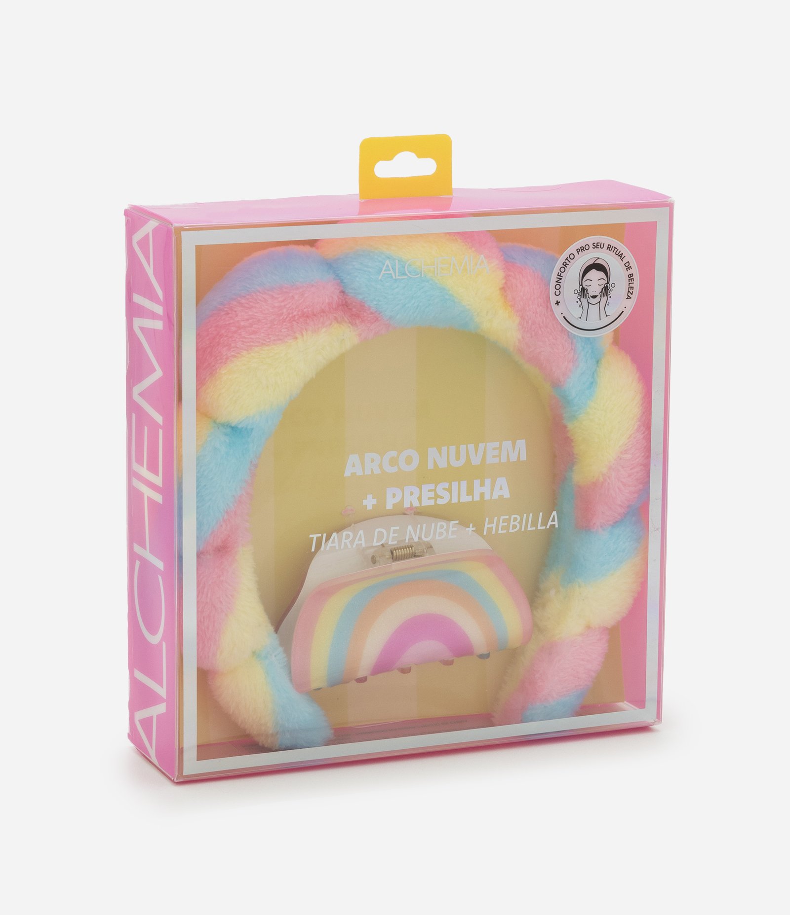 Kit Tiara Puff + Presilha Arco-Íris Alchemia U 2