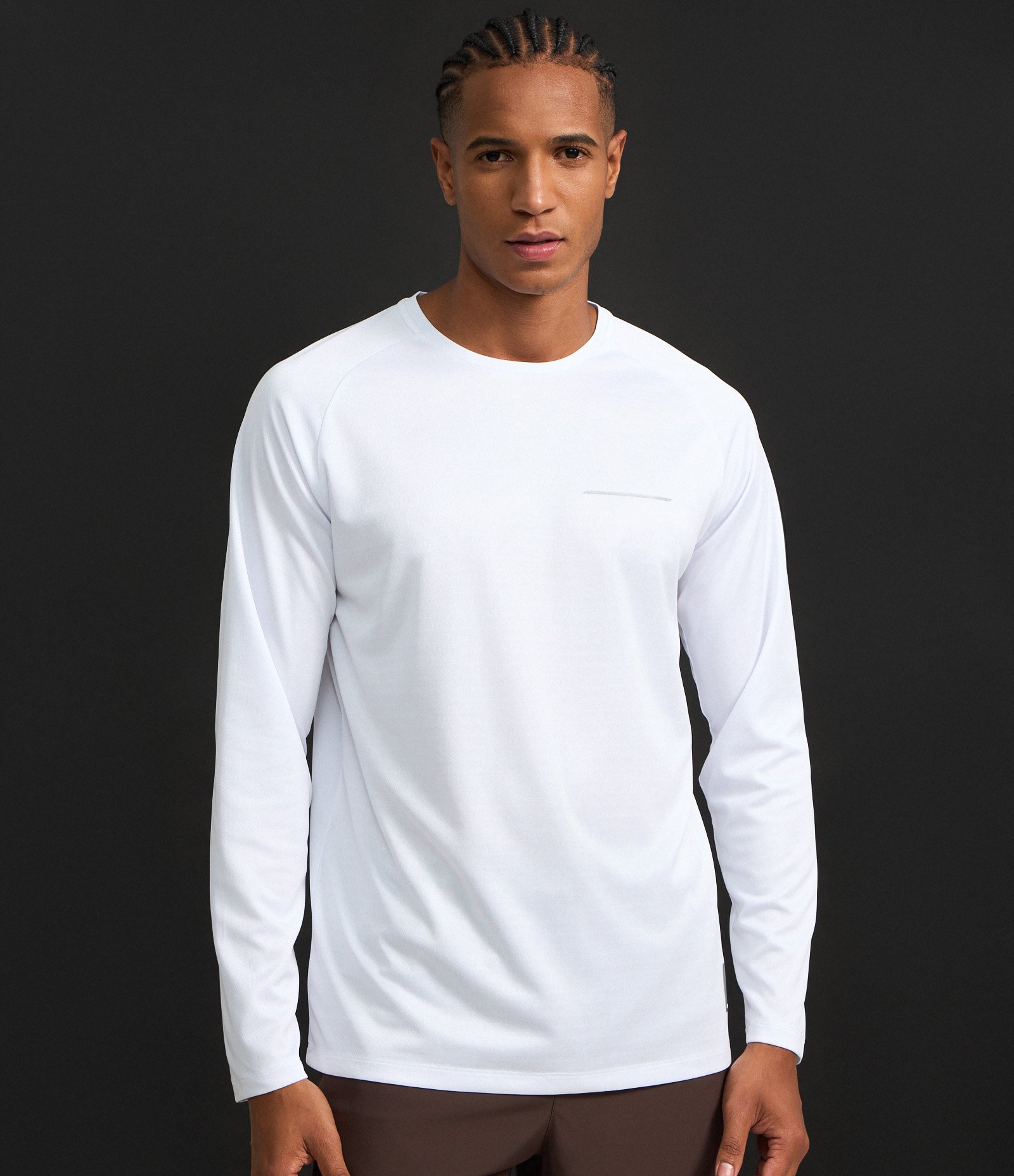 Camiseta Esportiva em Tecnologia Dry com Estampa Lettering Branco Neve 1