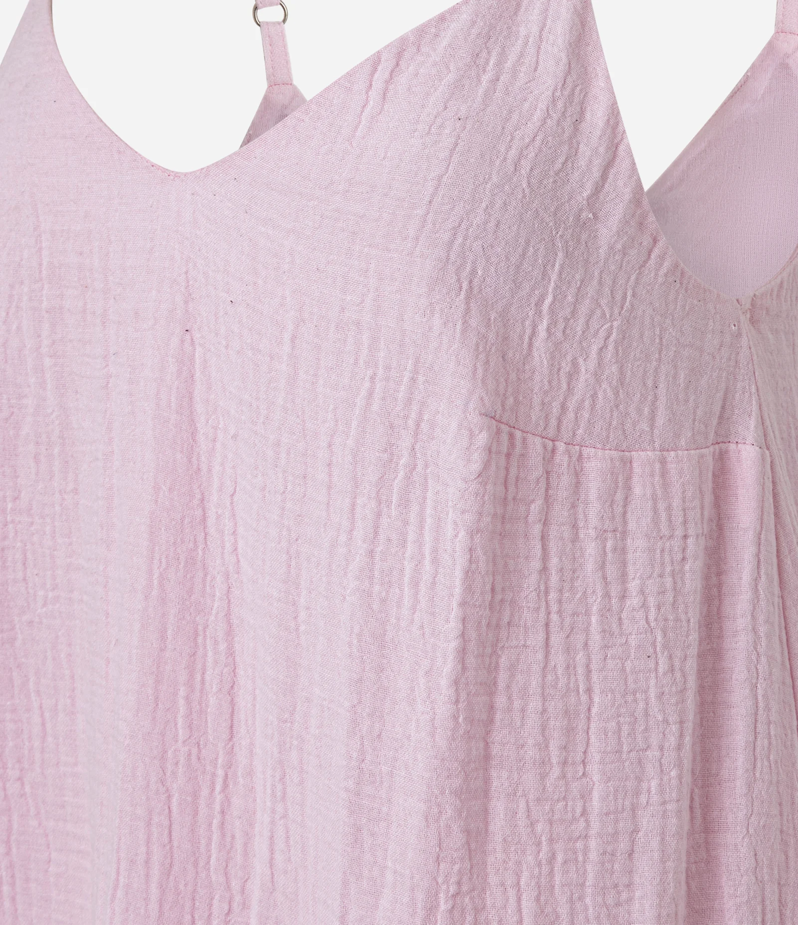 Vestido Godê em Cambraia com Babados Rosa 2