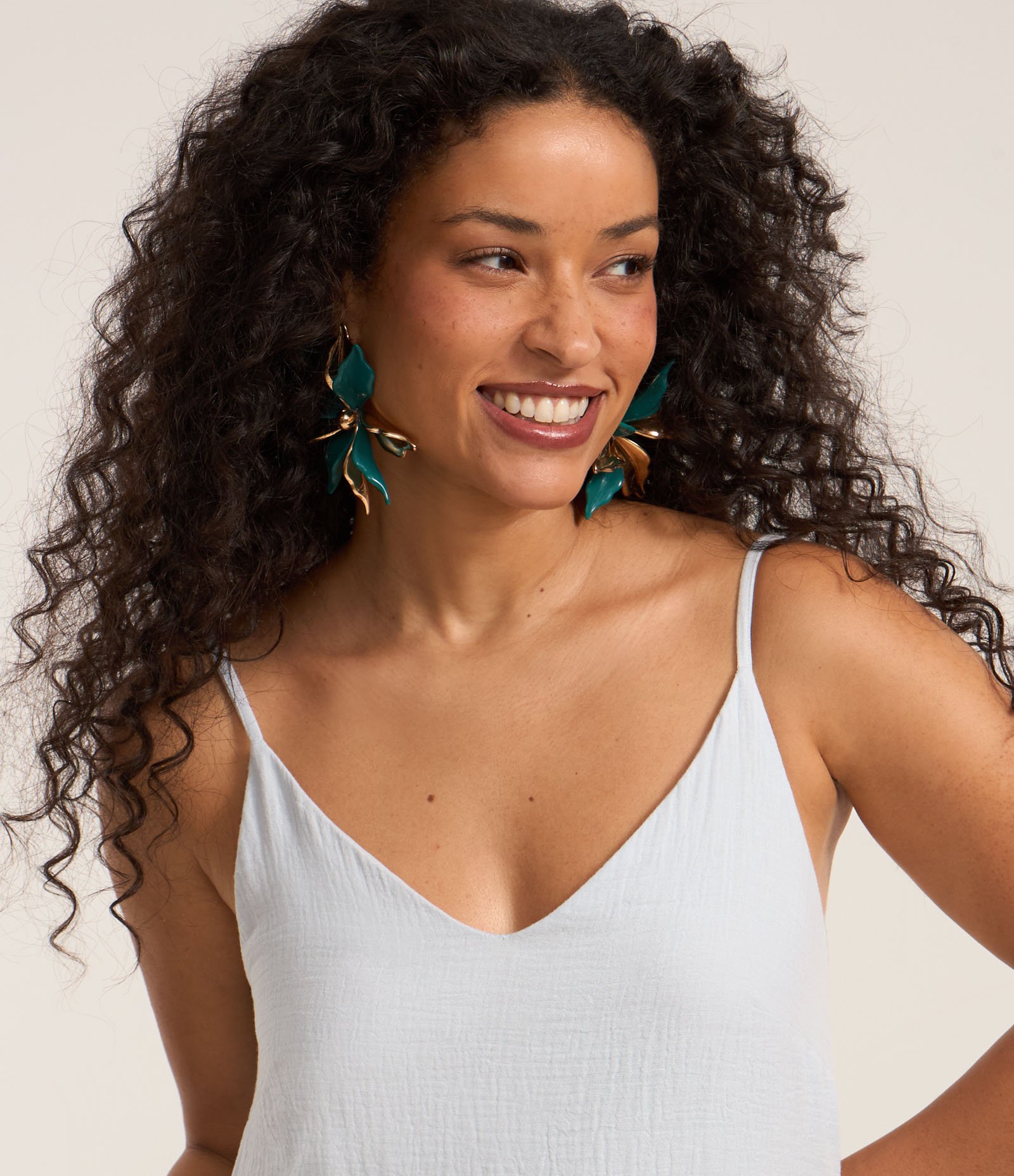 Vestido Evasê Longo em Cambraia com Textura Lilás 3