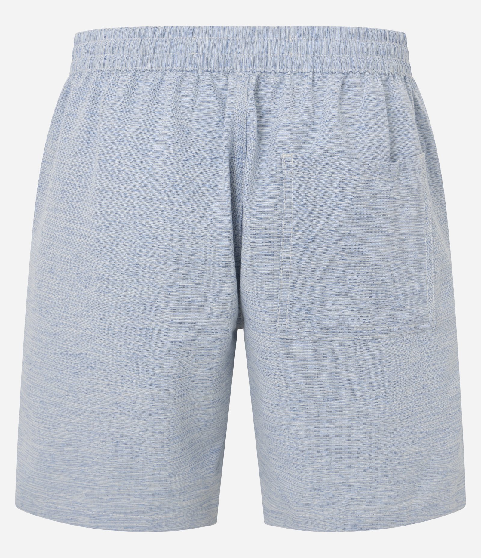 Bermuda Regular com Cordão e Efeito Rajado Azul 3