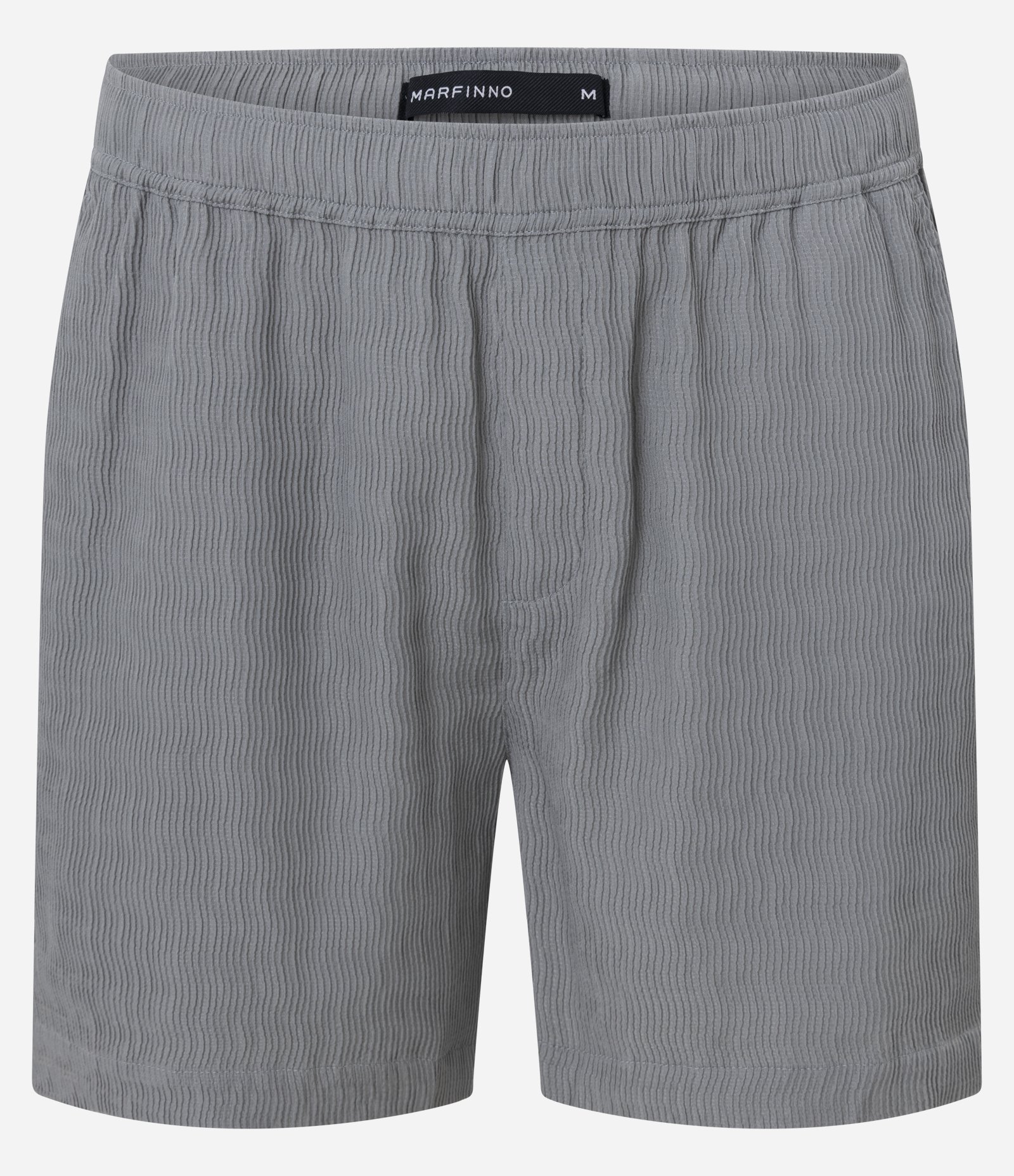 Bermuda em Viscose com Bolso e Textura em Relevo Cinza 6