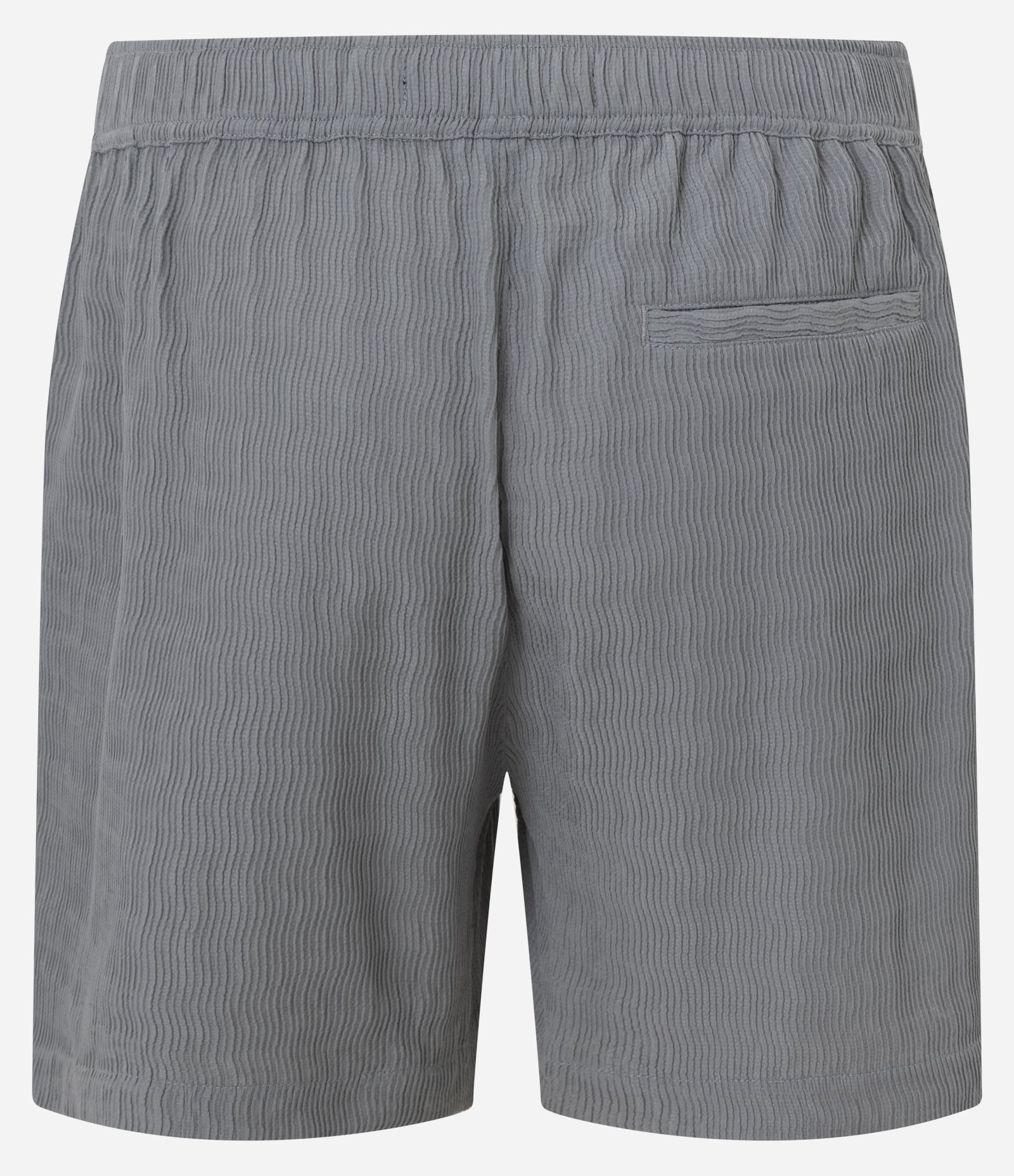 Bermuda em Viscose com Bolso e Textura em Relevo Cinza 9