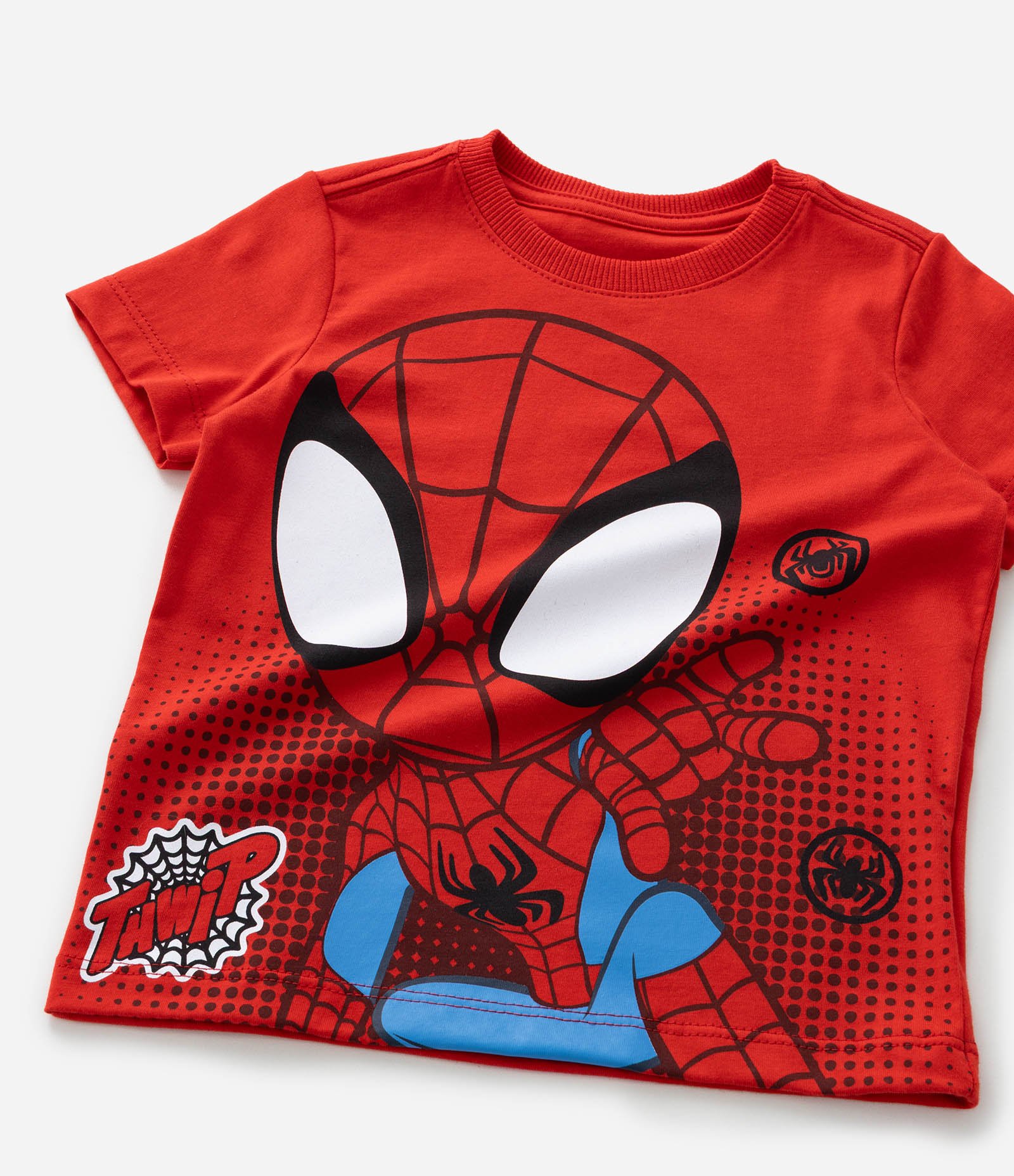 Conjunto Infantil com Estampa do Homem-Aranha Spidey - Tam 2 a 6 Anos Vermelho/Preto 12