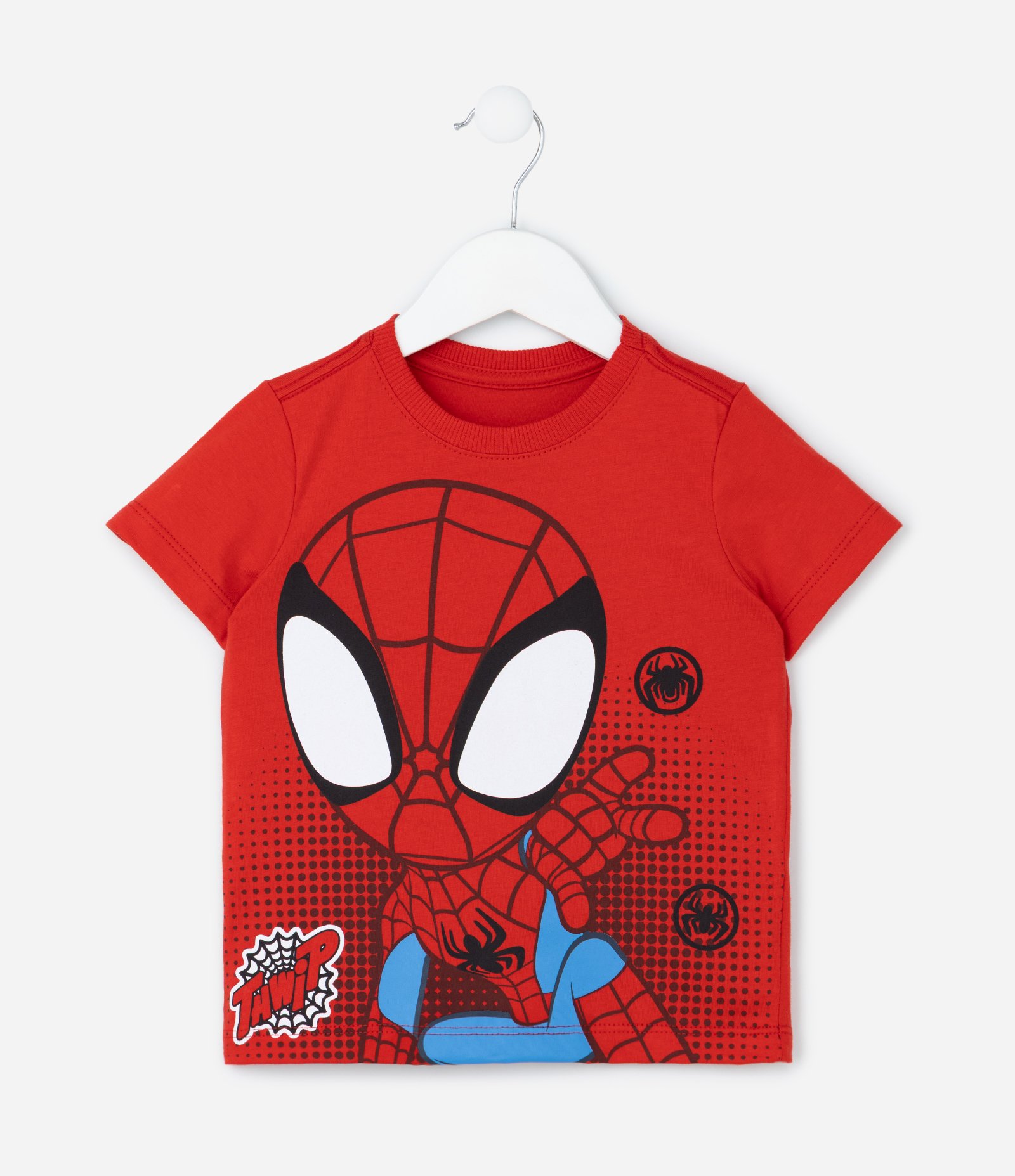 Conjunto Infantil com Estampa do Homem-Aranha Spidey - Tam 2 a 6 Anos Vermelho/Preto 2