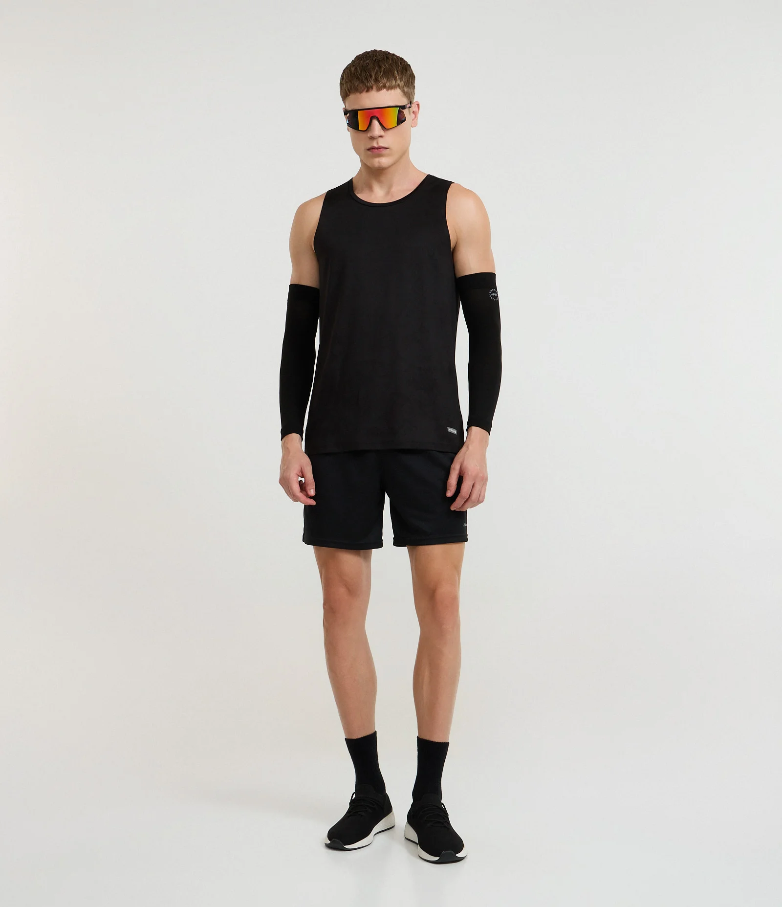 Regata Esportiva Regular em Jacquard com Tecnologia Dry Preto 2