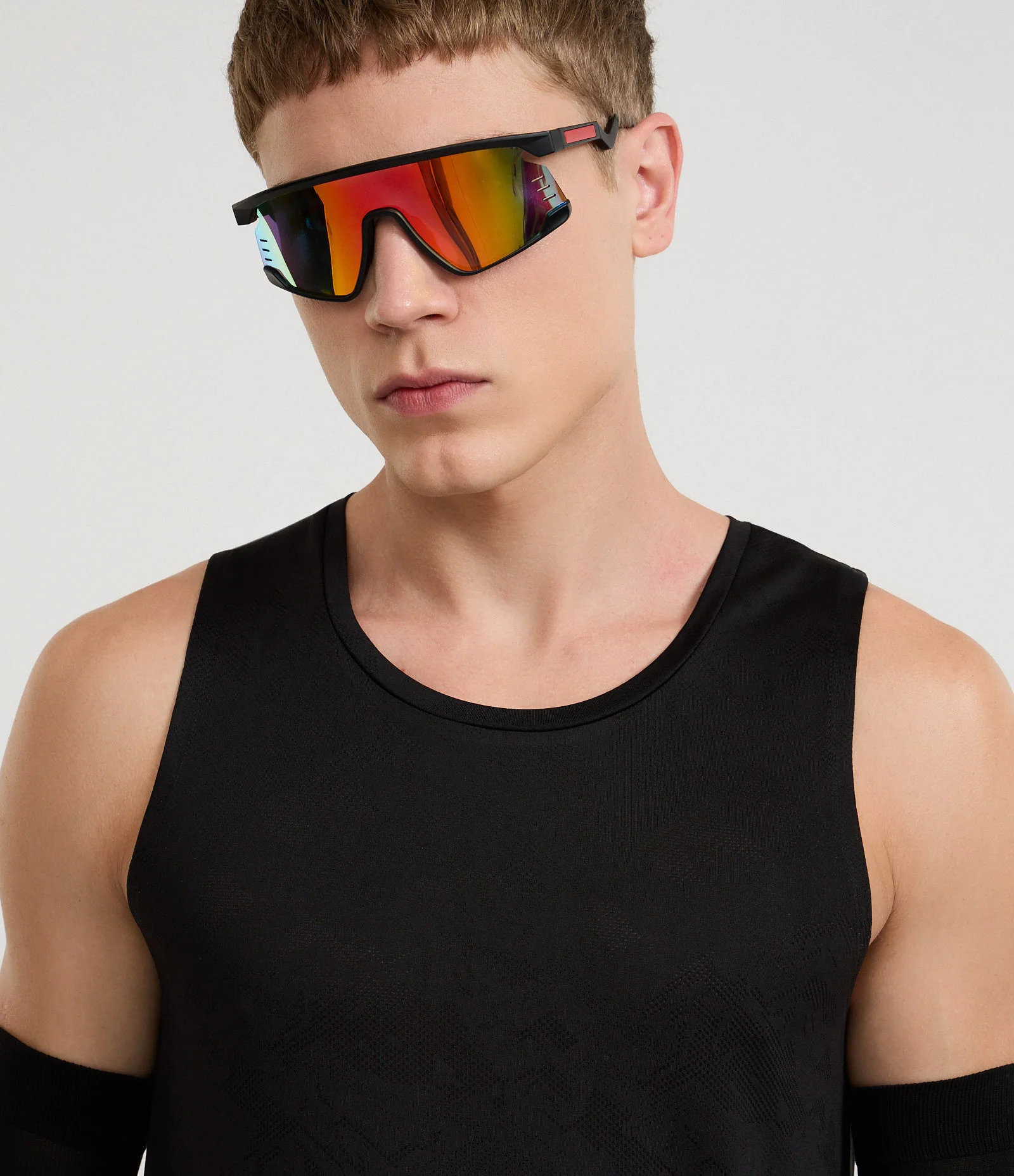 Regata Esportiva Regular em Jacquard com Tecnologia Dry Preto 4