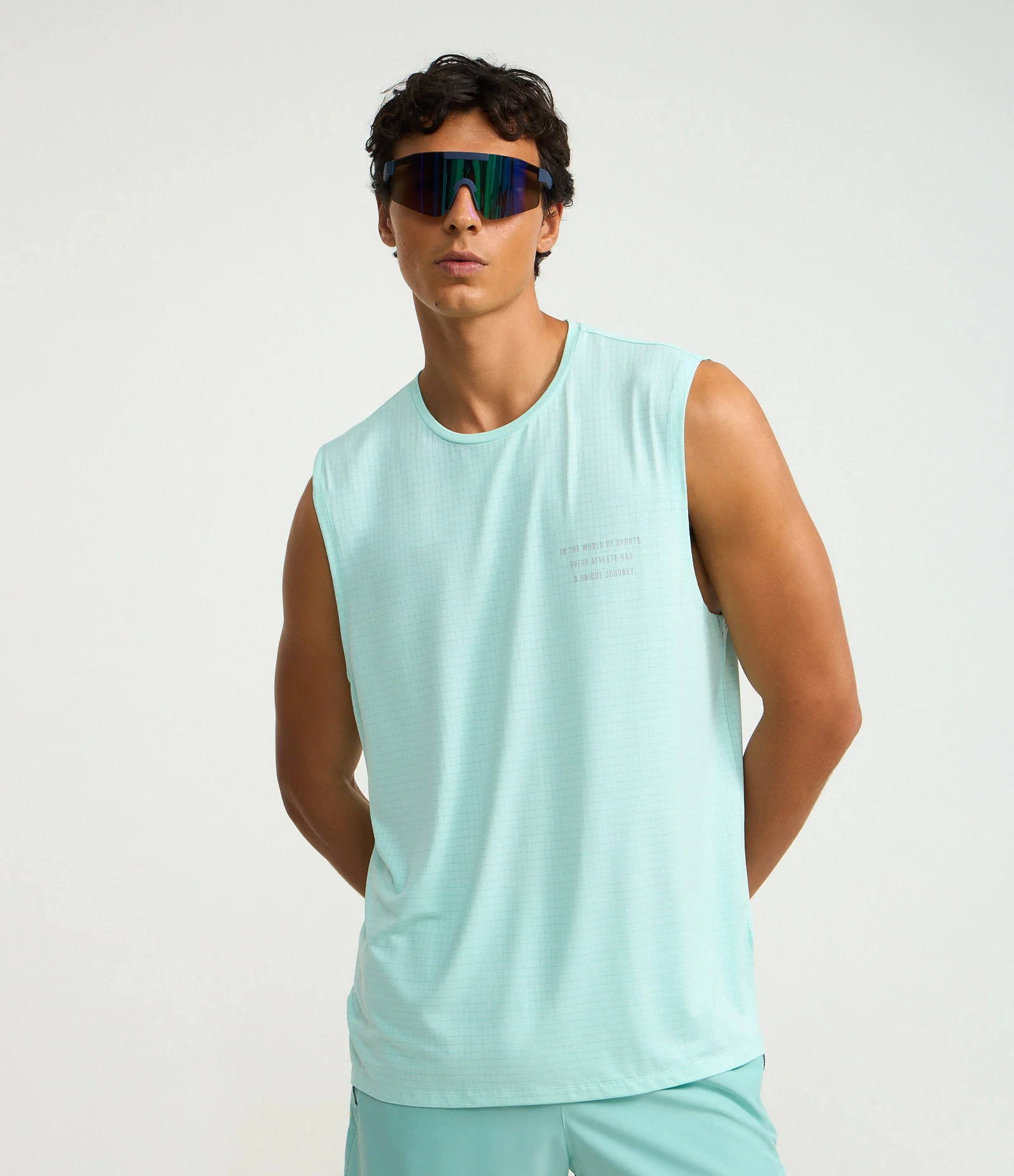 Regata Esportiva Regular com Tecnologia Dry Texturizada Laser Cut Verde 1