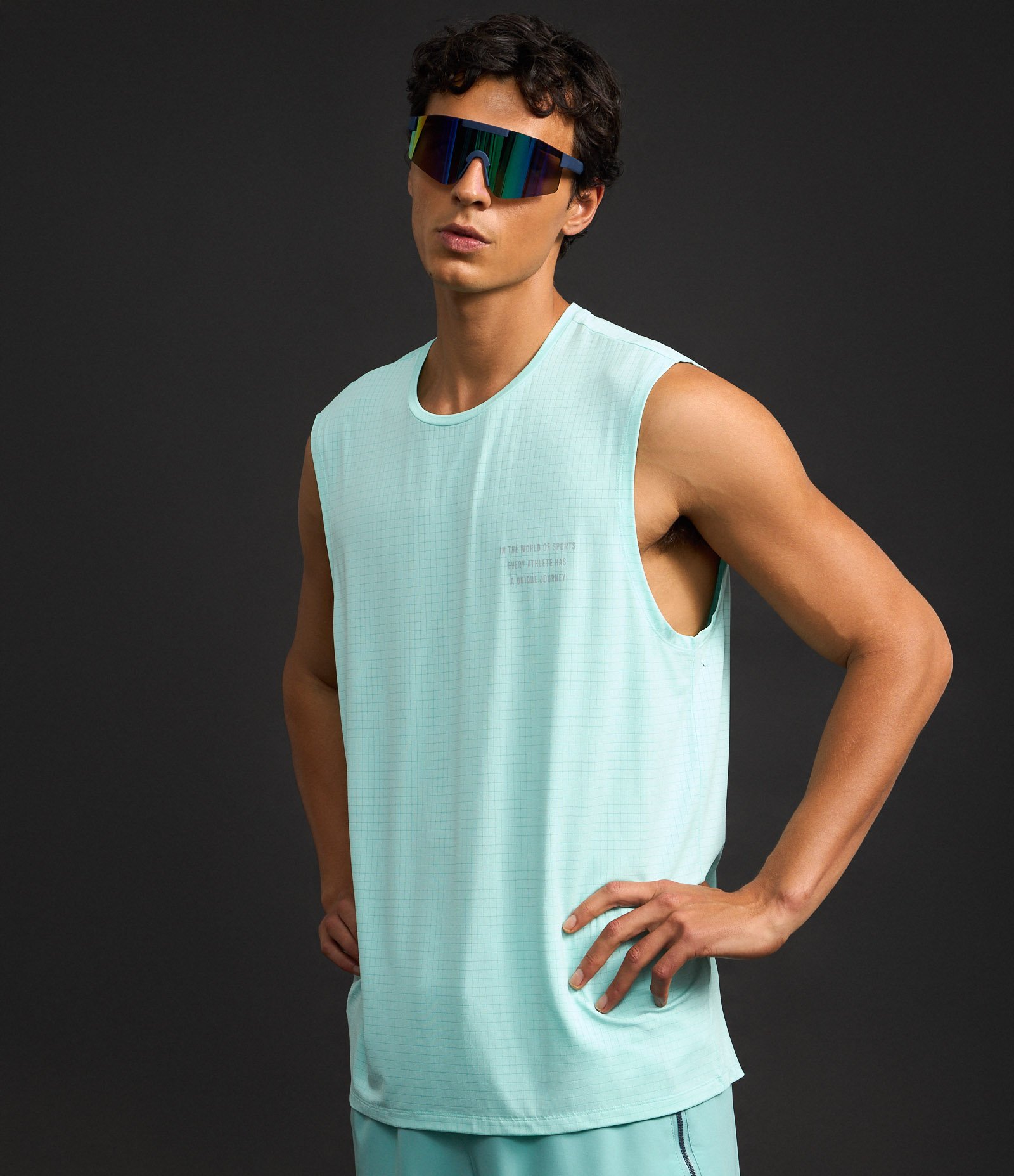 Regata Esportiva Regular com Tecnologia Dry Texturizada Laser Cut Verde 5