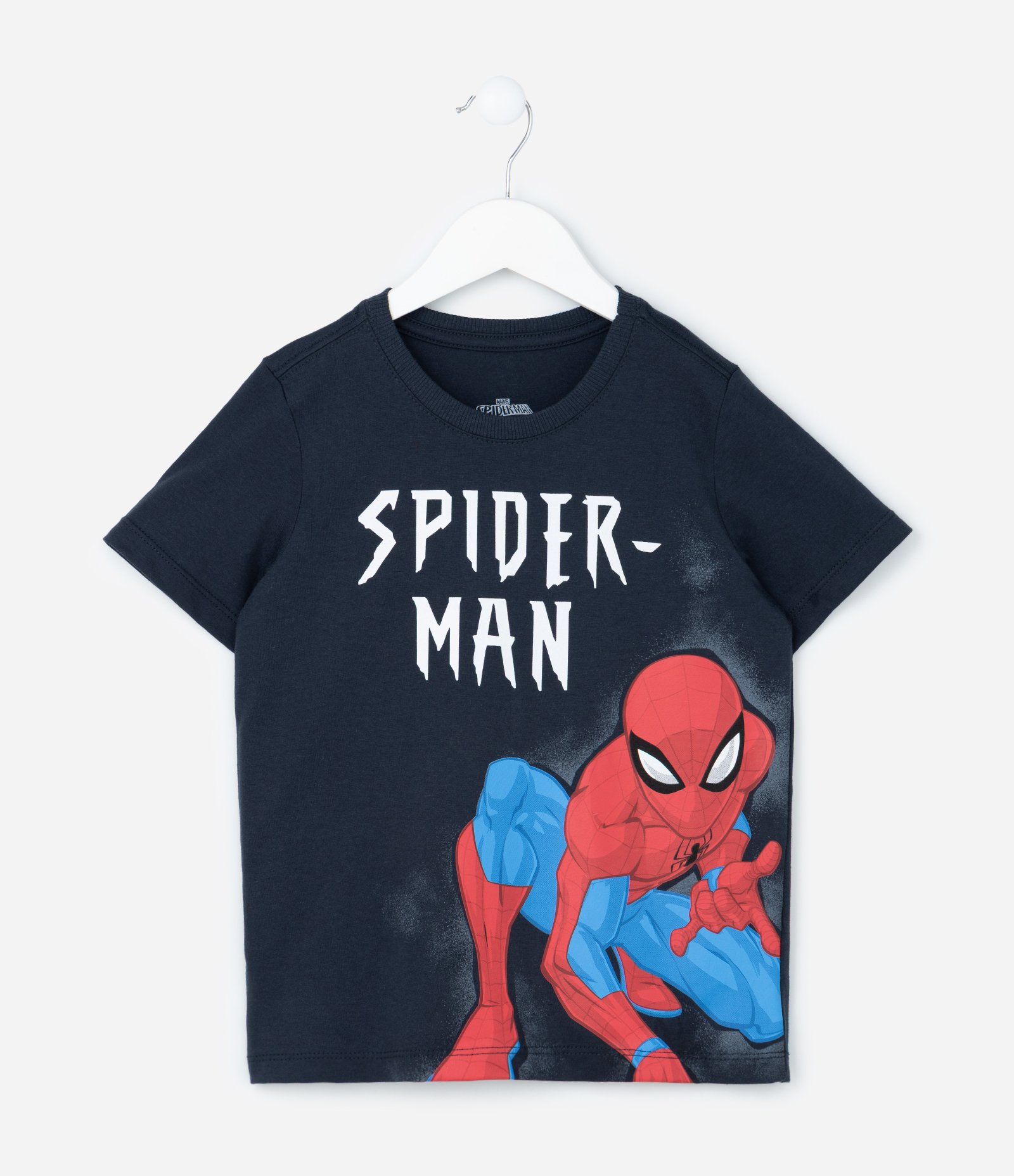 Camiseta Infantil com Estampa do Homem Aranha - Tam 4 a 10 Anos Azul 2