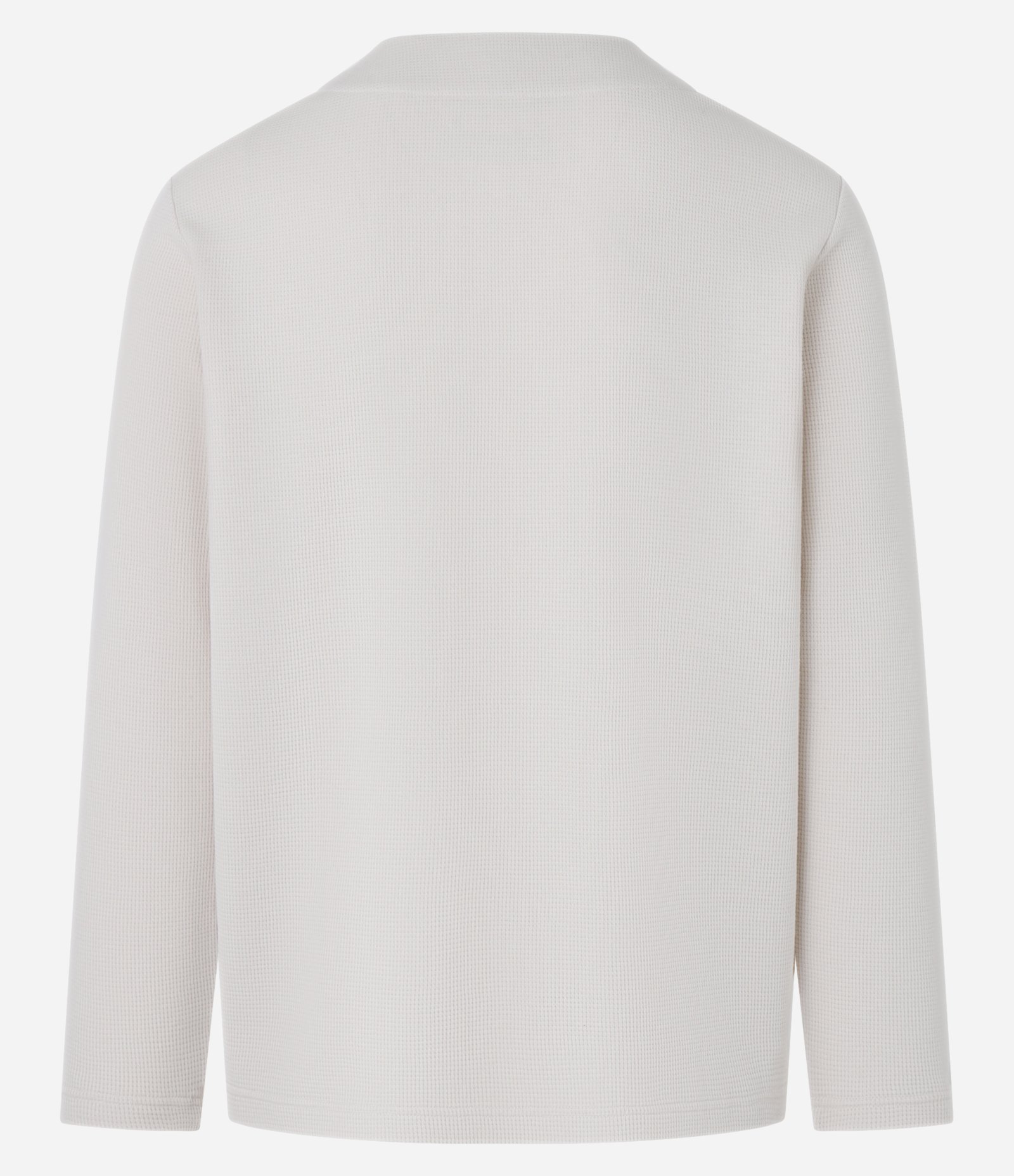 Bata Comfort Texturizado com Gola V e Amarração Bege 7