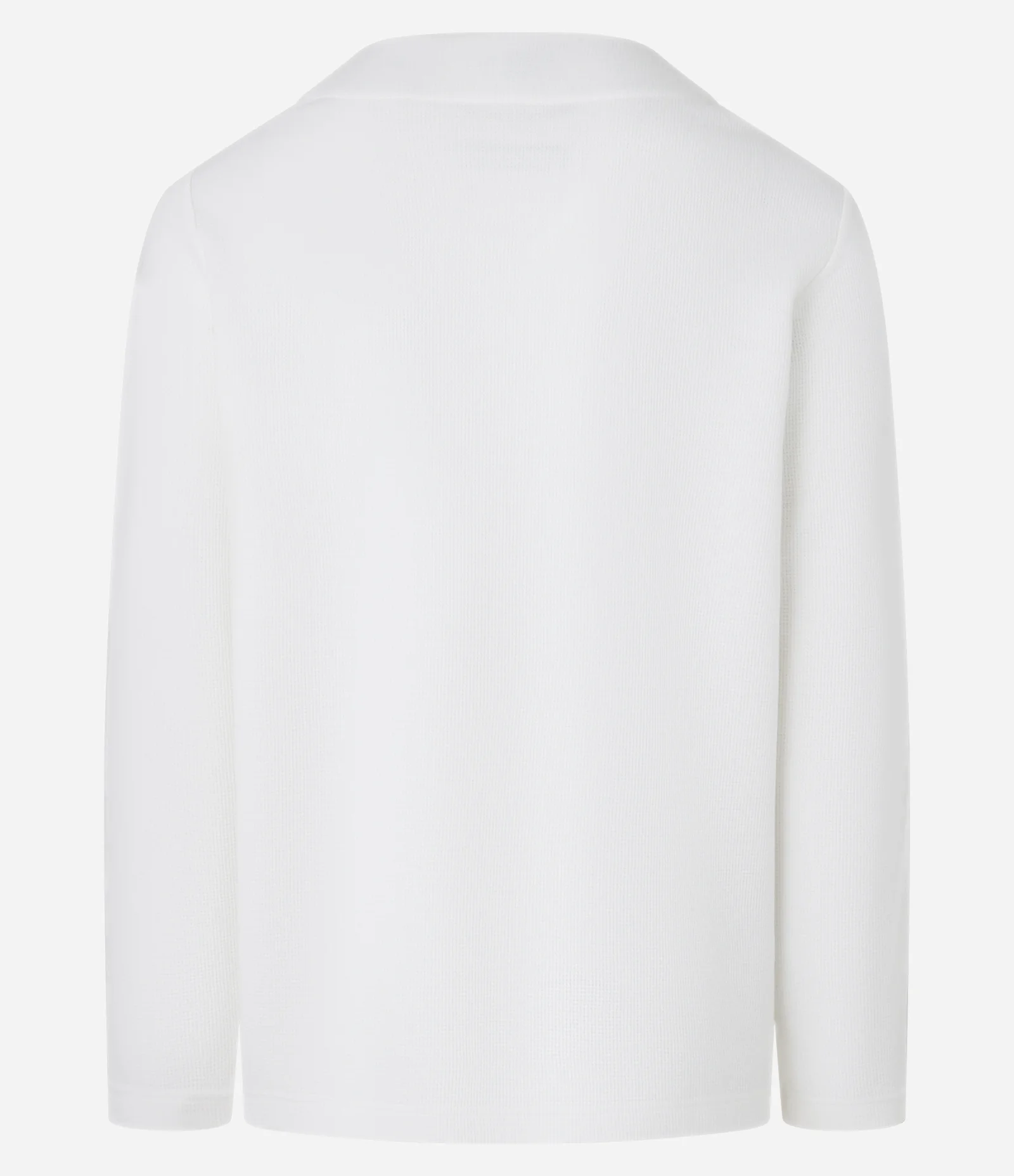 Bata Comfort Texturizado com Gola V e Amarração Branco 6