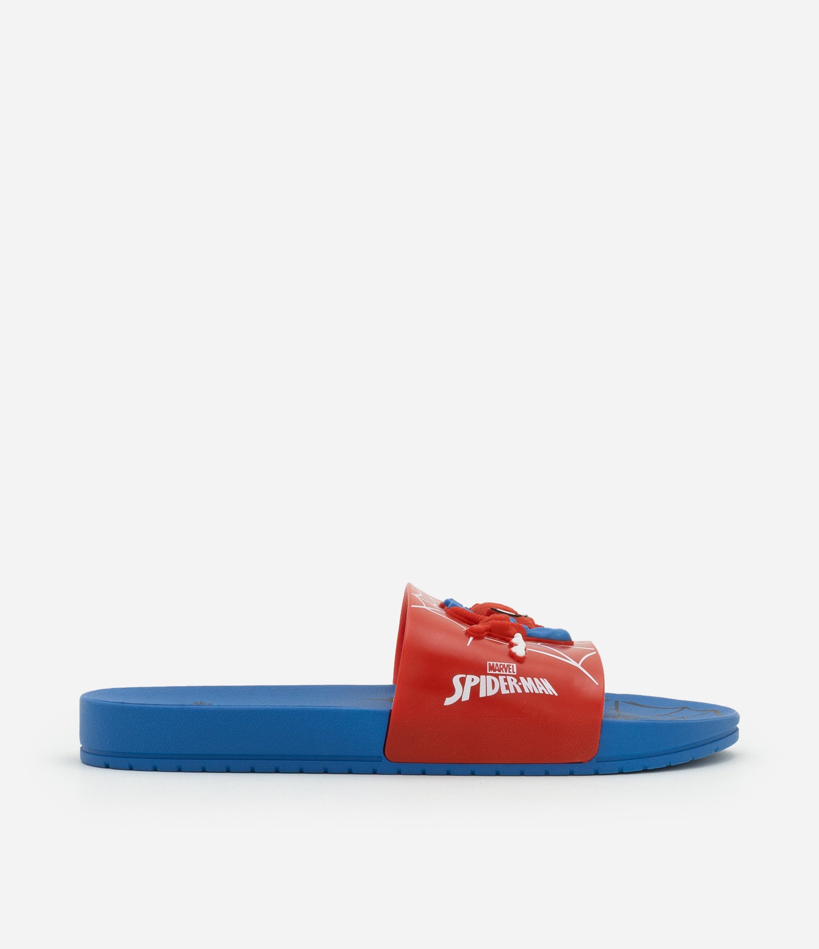 Chinelo Slide Infantil com Patch Homem Aranha - Tam 23 a 35 Azul 4