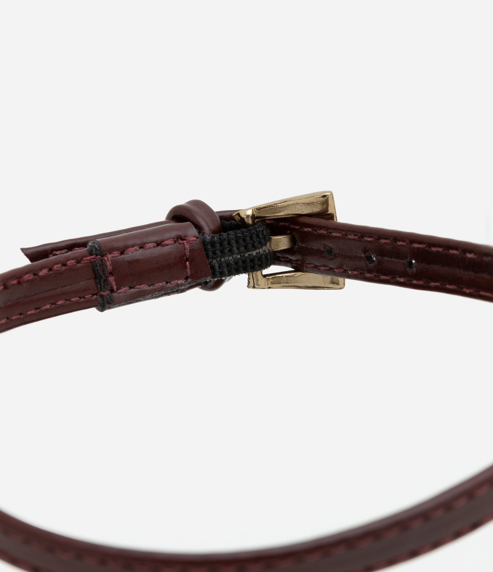 Sapato Scarpin com Bico e Salto Fino Vinho 5