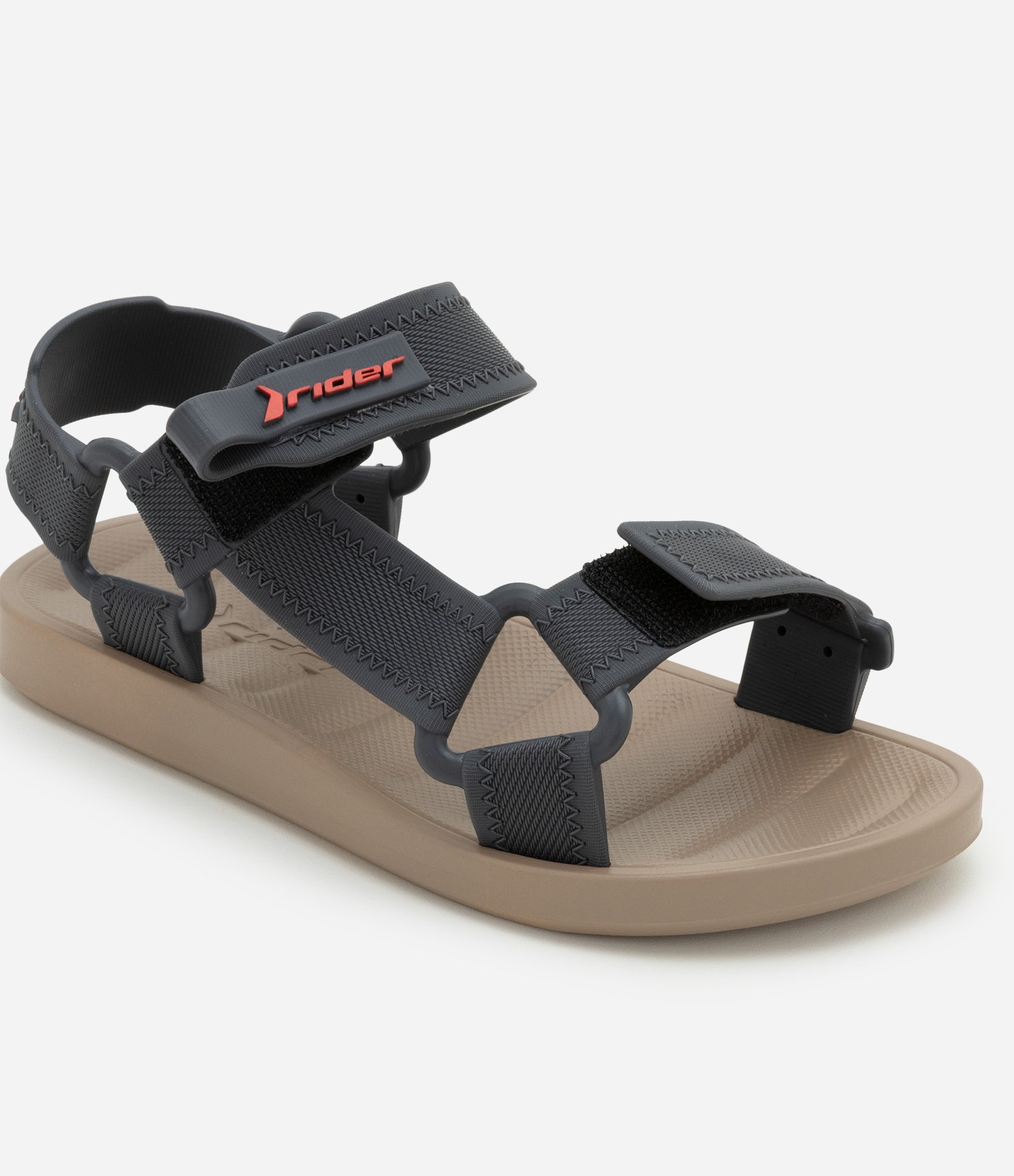 Sandália Infantil Bicolor Rider - Tam 23 a 34 Preto/Marrom 4